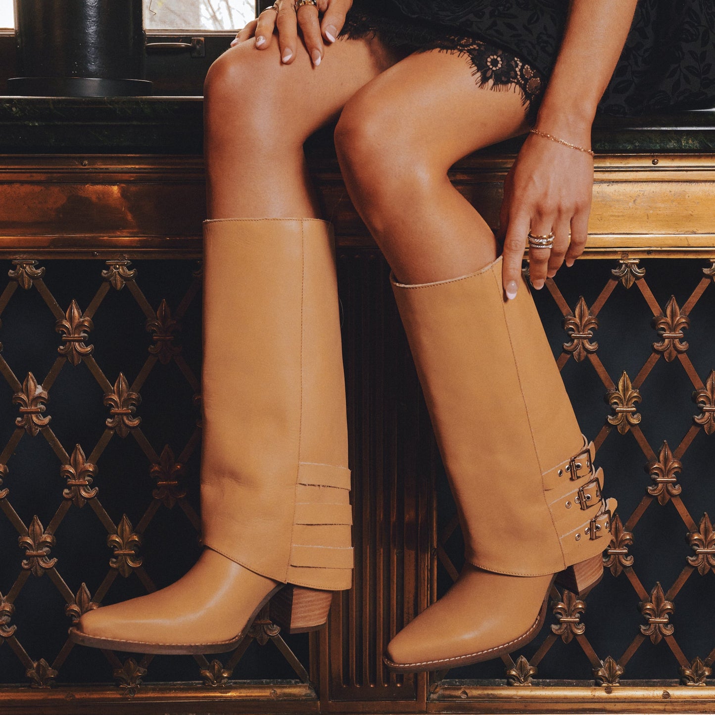 URBAN COWGIRL LEATHER BOOT - Dingo1969