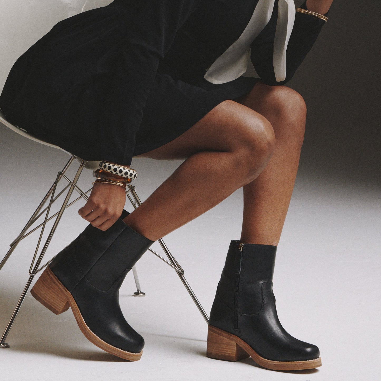 ROXY LEATHER BOOTIE - Dingo1969