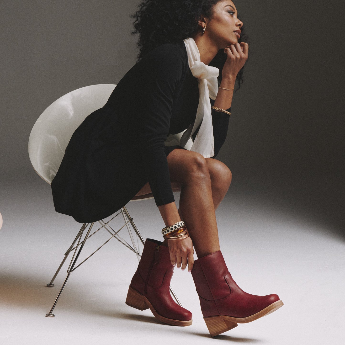 ROXY LEATHER BOOTIE - Dingo1969