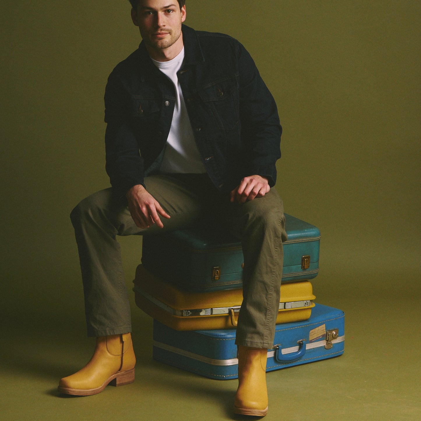 BANNER LEATHER BOOT - Dingo1969