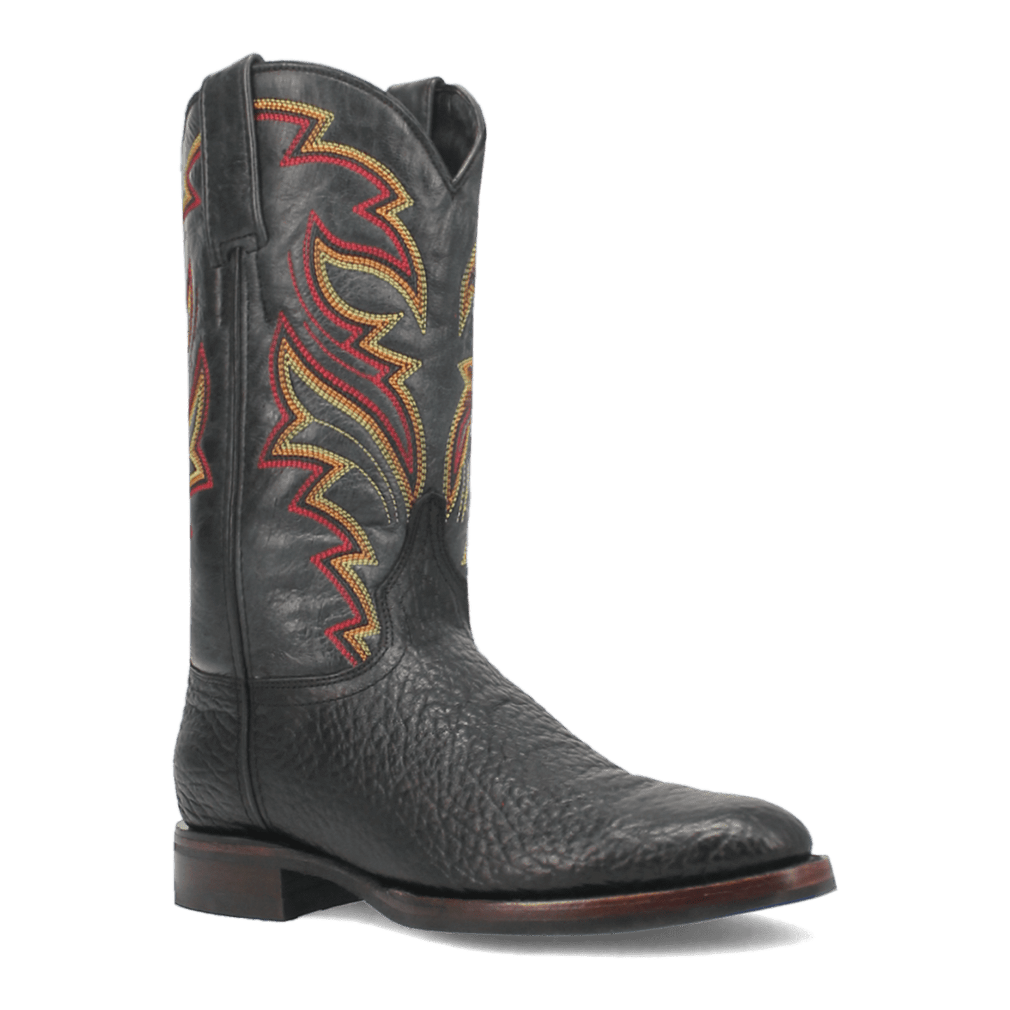 PRODUCT SHOT YOUNG GUN LEATHER BOOT AT 45 DEGREE ANGLE