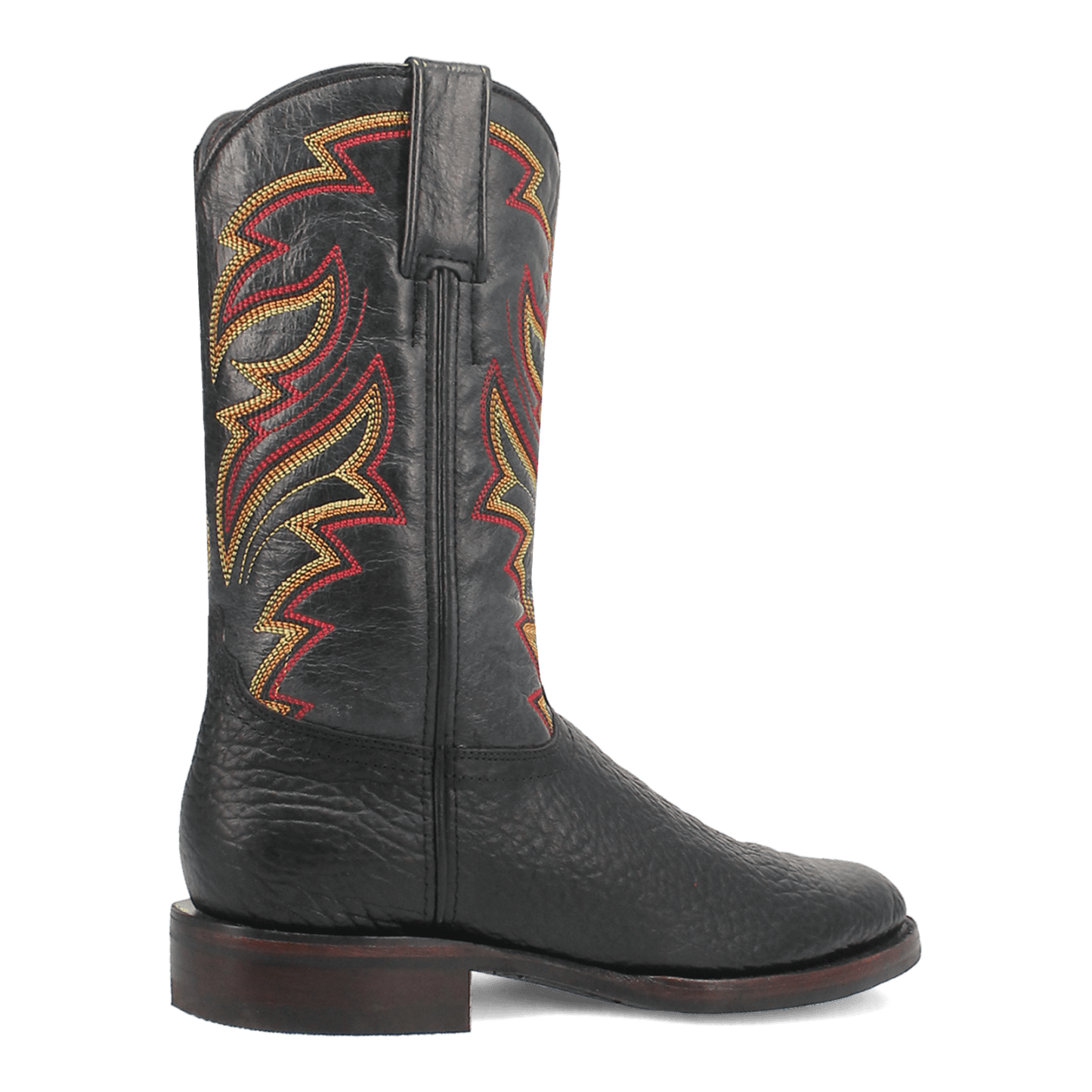 PRODUCT SHOT YOUNG GUN LEATHER BOOT AT 315 DEGREE ANGLE