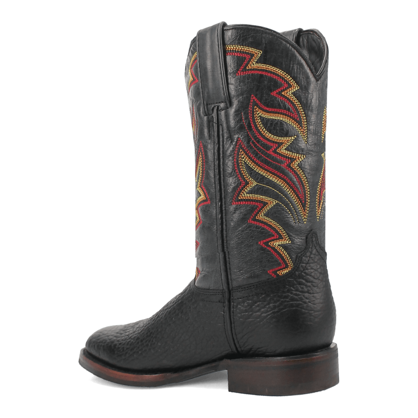 PRODUCT SHOT YOUNG GUN LEATHER BOOT AT 270 DEGREE ANGLE