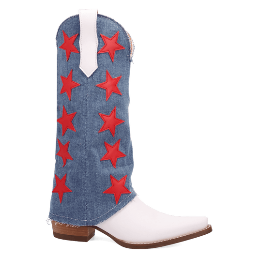 PRODUCT SHOT GLORY DAYS LEATHER BOOT AT 90 DEGREE INSIDE ANGLE