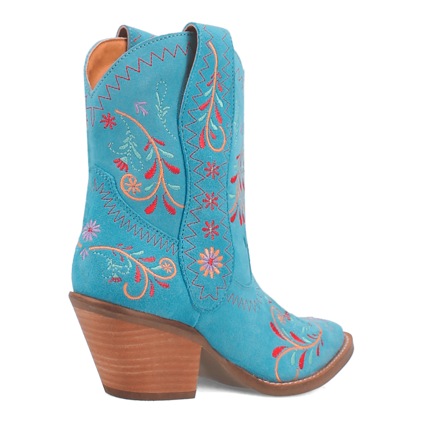 PRODUCT SHOT SUGAR BUG LEATHER BOOTIE AT 315 DEGREE ANGLE