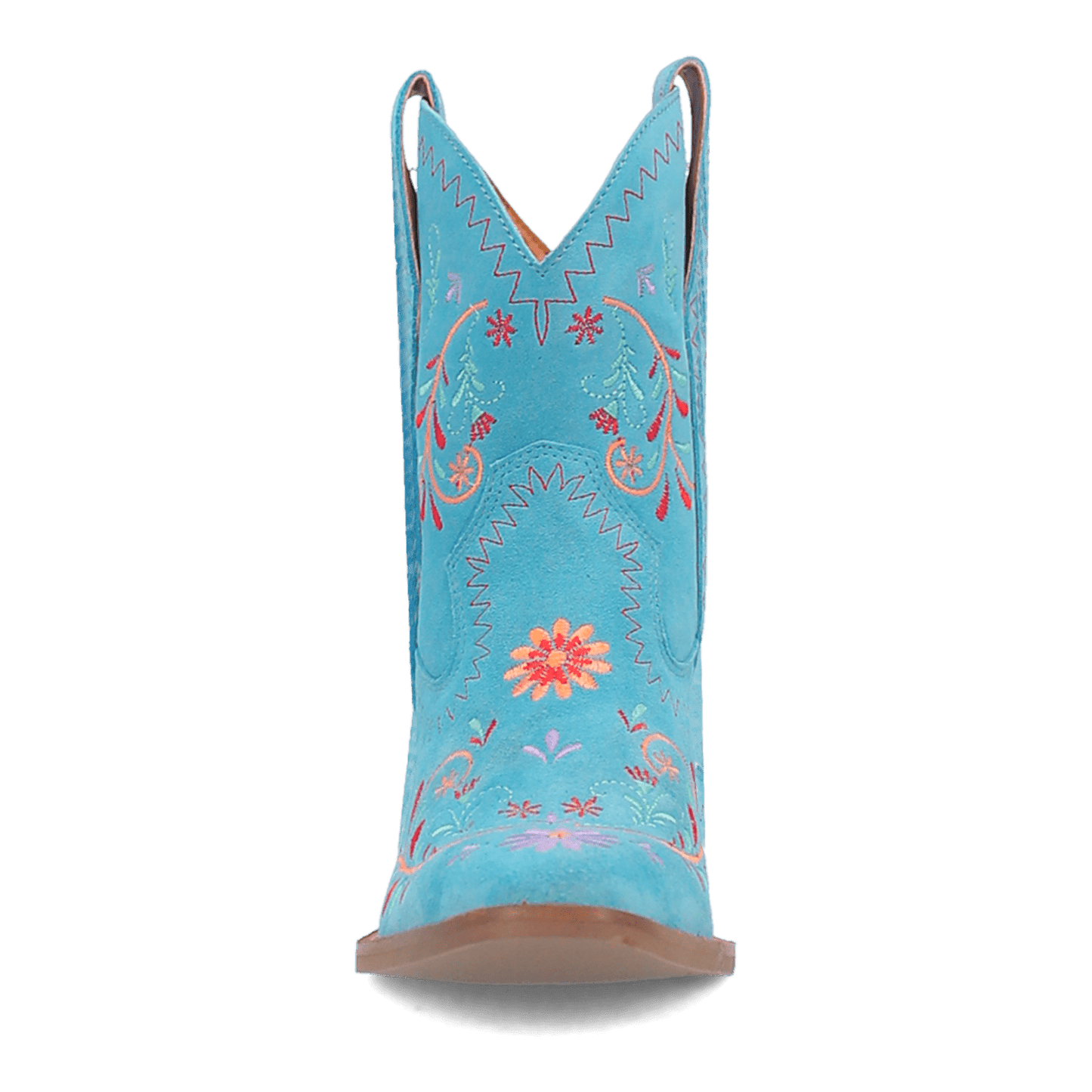 PRODUCT SHOT SUGAR BUG LEATHER BOOTIE AT FRONT ANGLE