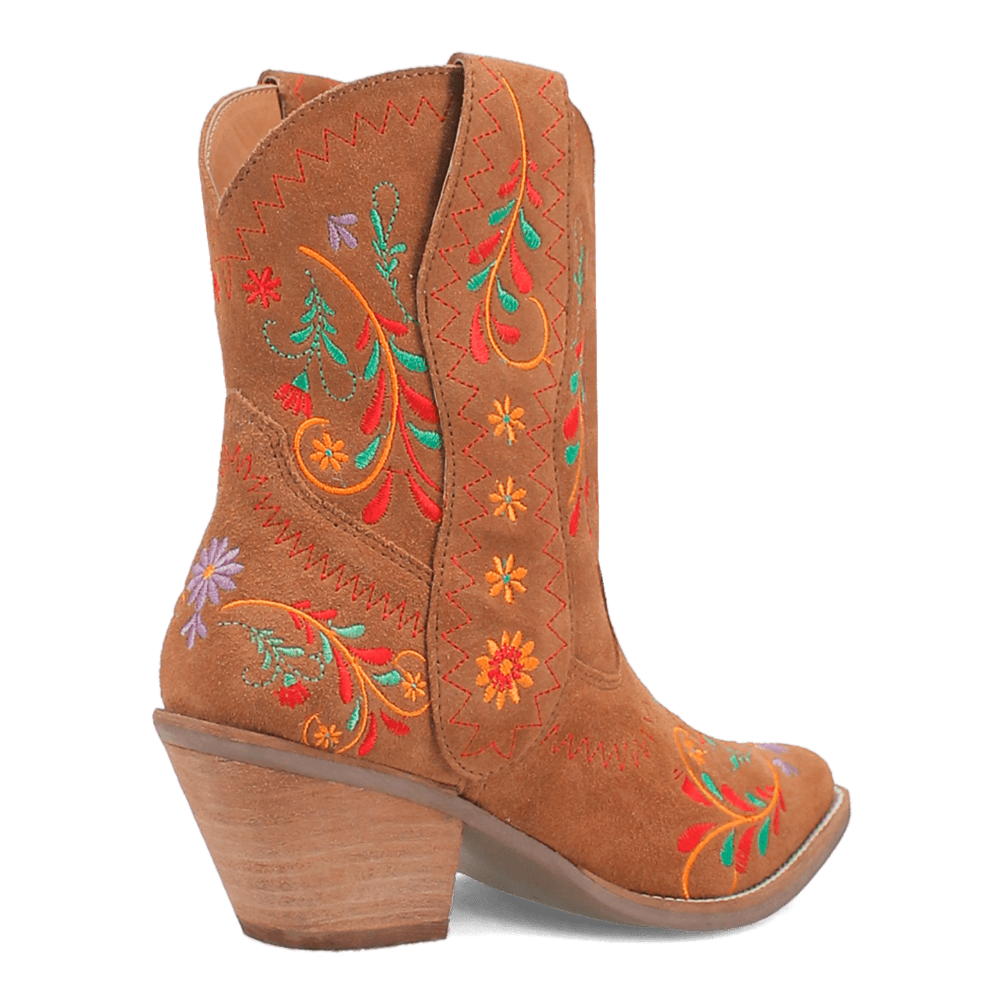 PRODUCT SHOT SUGAR BUG LEATHER BOOTIE AT 315 DEGREE ANGLE