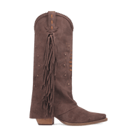PRODUCT SHOT SPIRIT TRAIL LEATHER BOOT AT 90 DEGREE INSIDE ANGLE