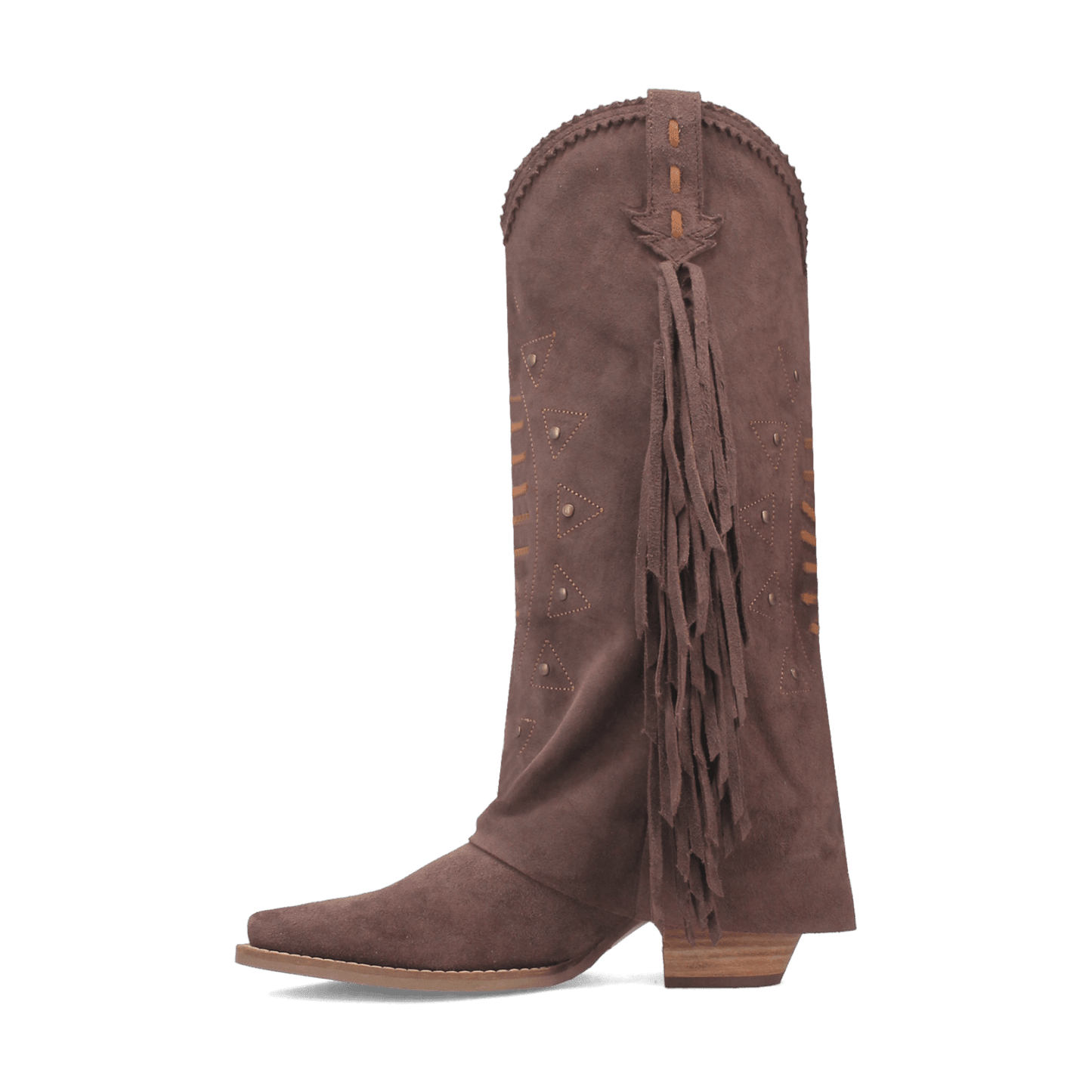 PRODUCT SHOT SPIRIT TRAIL LEATHER BOOT AT 135 DEGREE OUTSIDE ANGLE