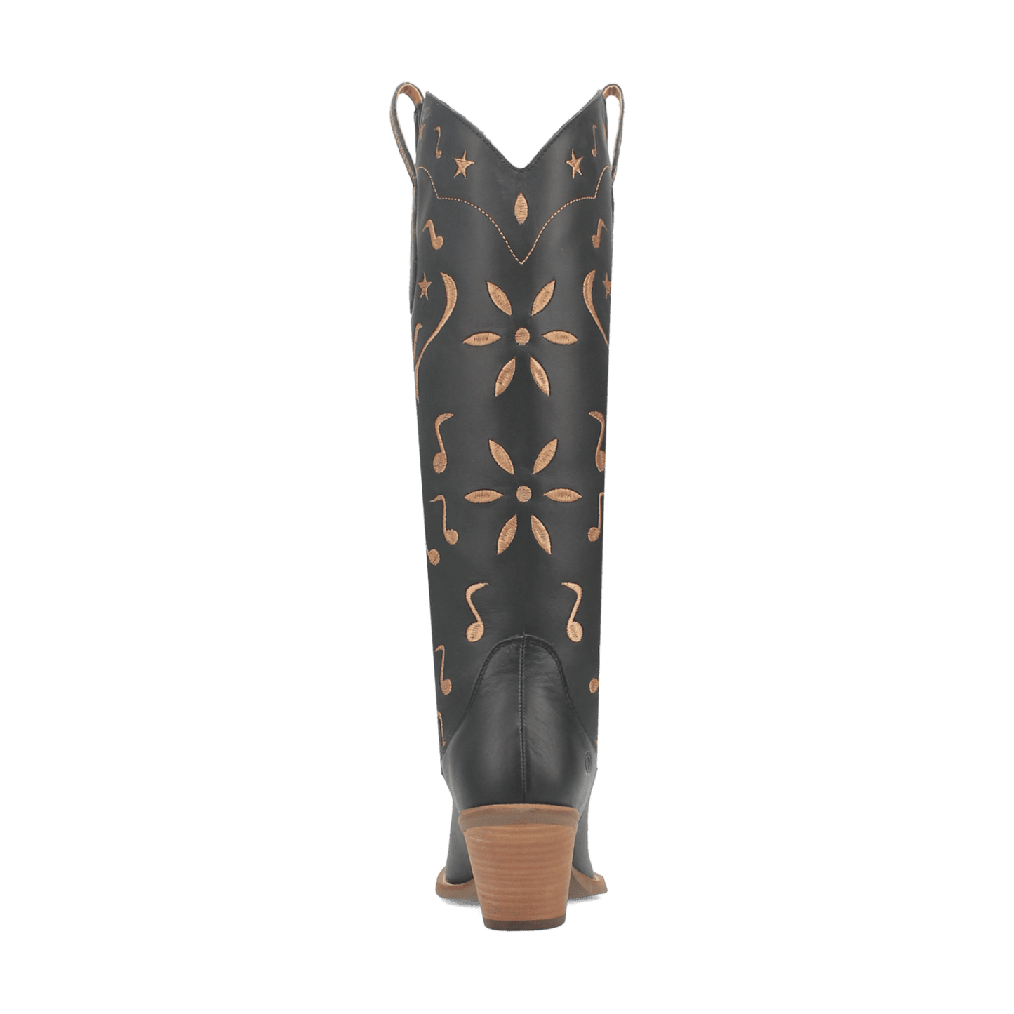 PRODUCT SHOT RHYMIN LEATHER BOOT AT 180 DEGREE BACK ANGLE