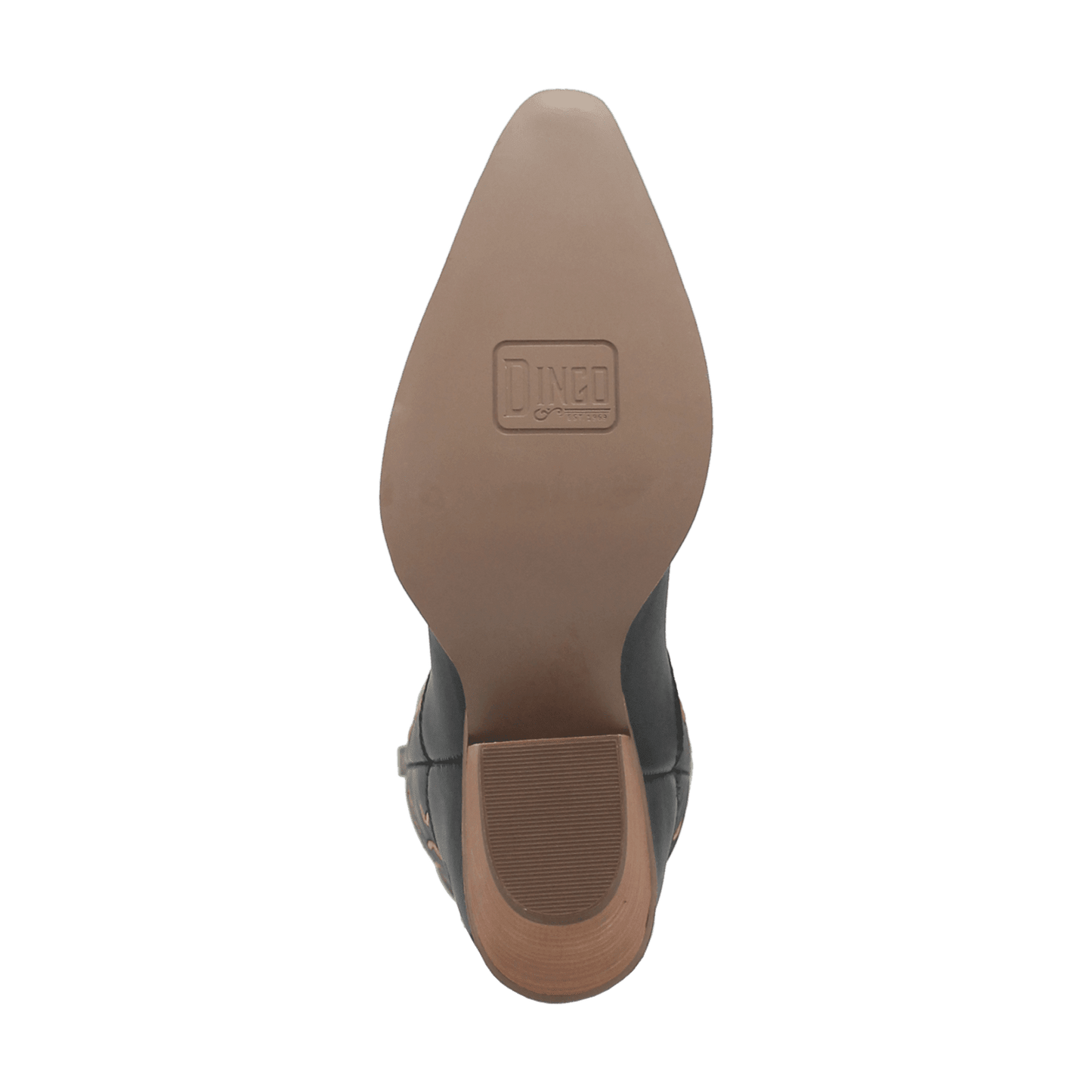 PRODUCT SHOT RHYMIN LEATHER BOOT AT OUTSOLE ANGLE