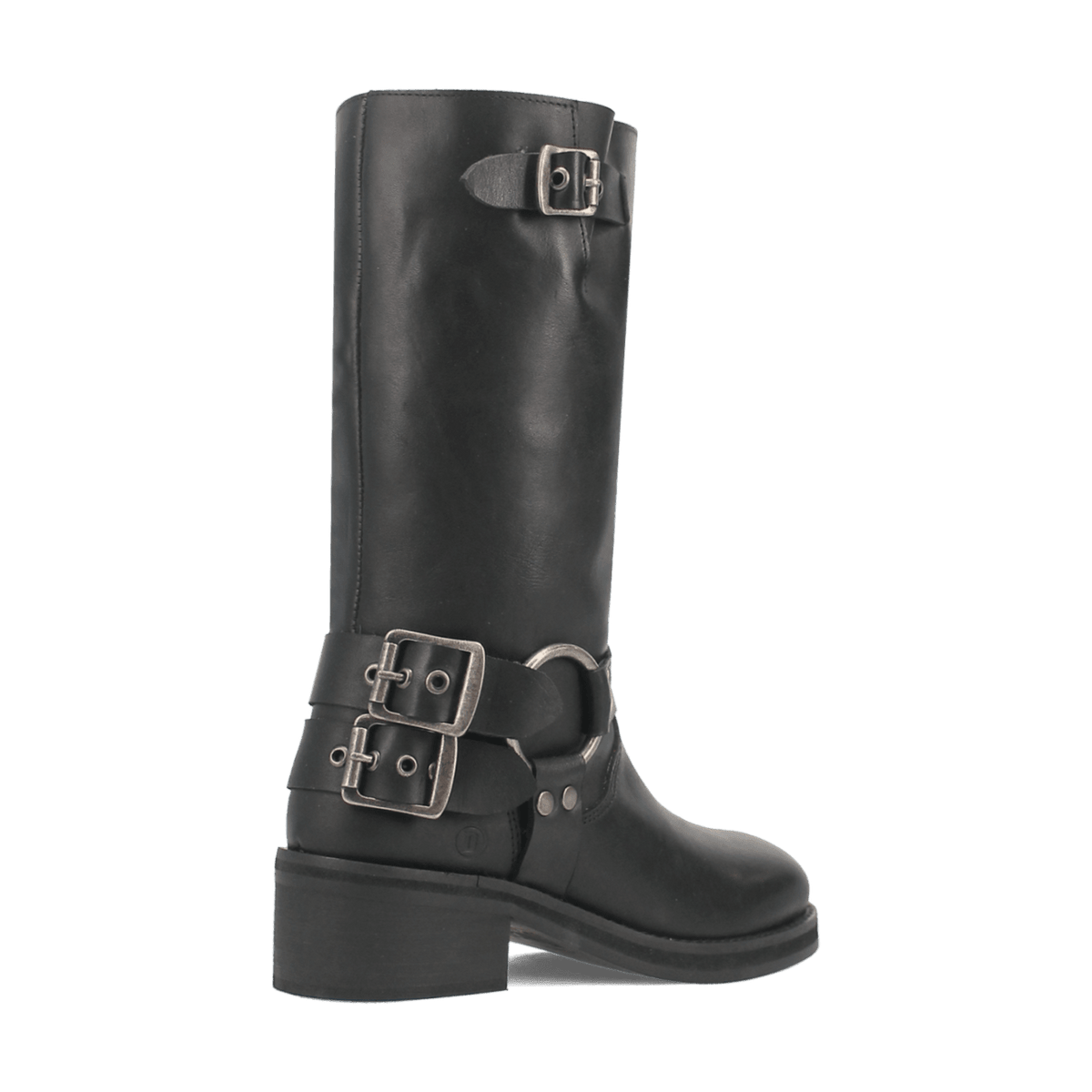 PRODUCT SHOT HARLEE LEATHER BOOT AT 315 DEGREE ANGLE