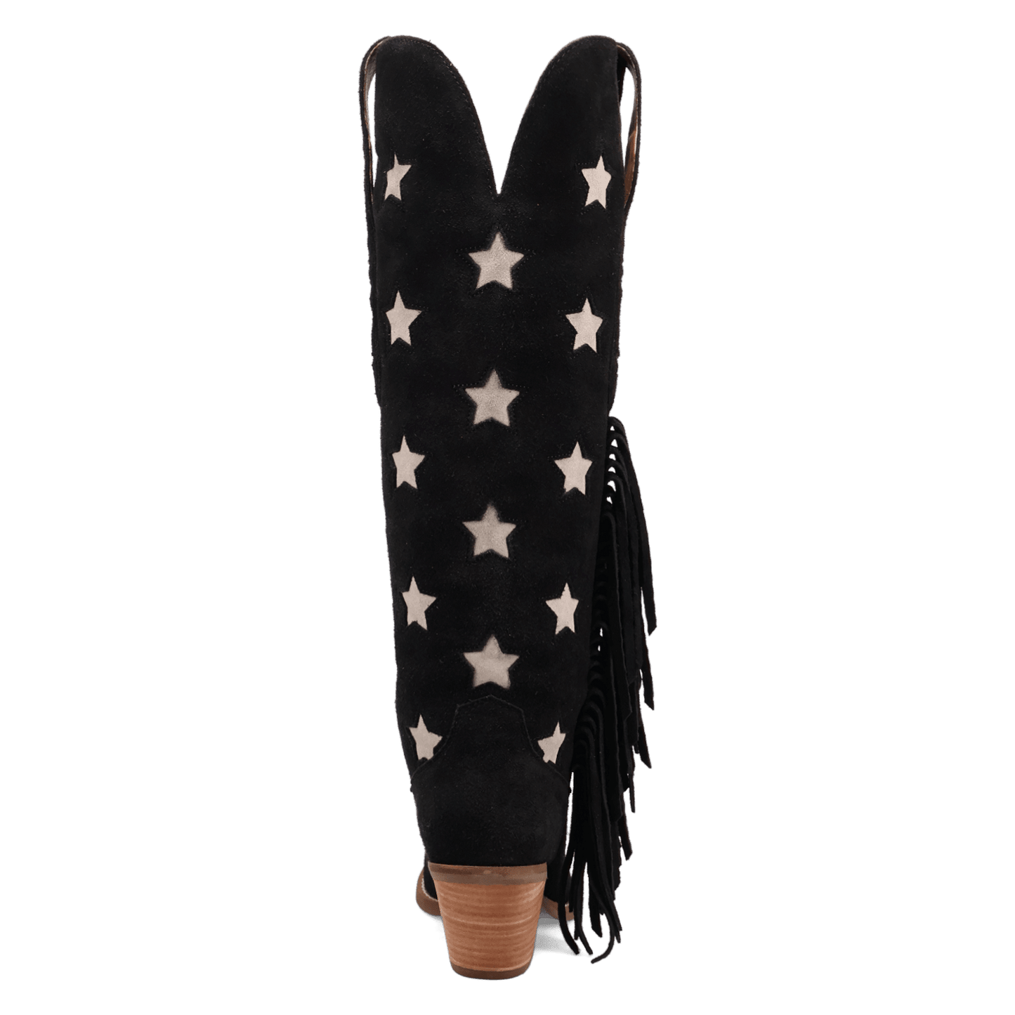 PRODUCT SHOT SUPER STAR SUEDE BOOT AT 180 DEGREE BACK ANGLE