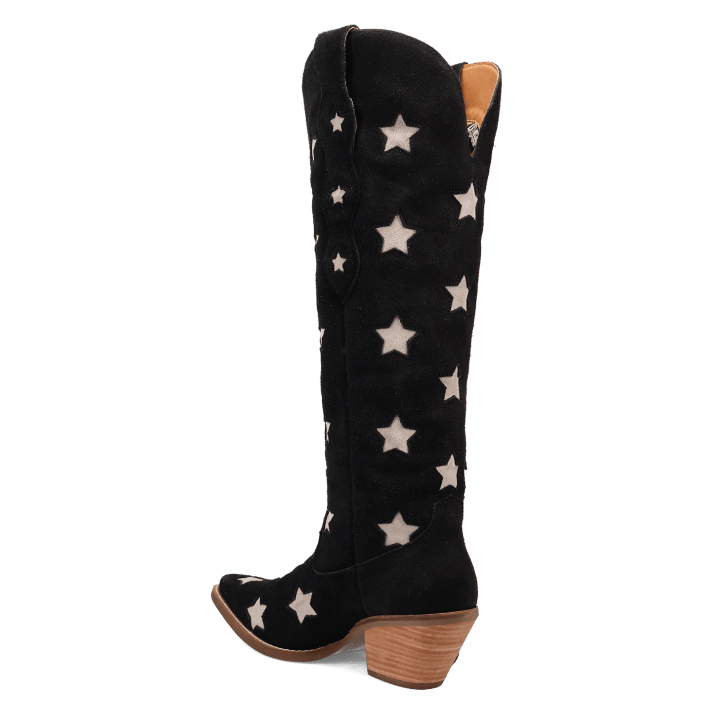 PRODUCT SHOT SUPER STAR SUEDE BOOT AT 270 DEGREE ANGLE