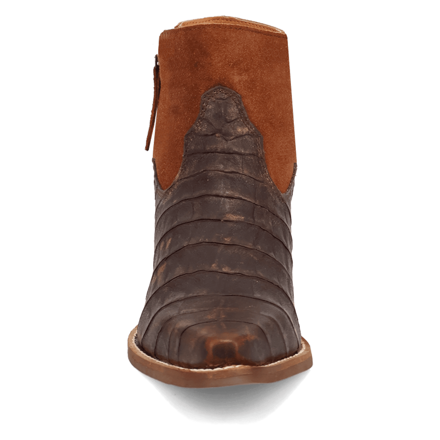 PRODUCT SHOT RICKIE LEATHER BOOTIE AT FRONT ANGLE