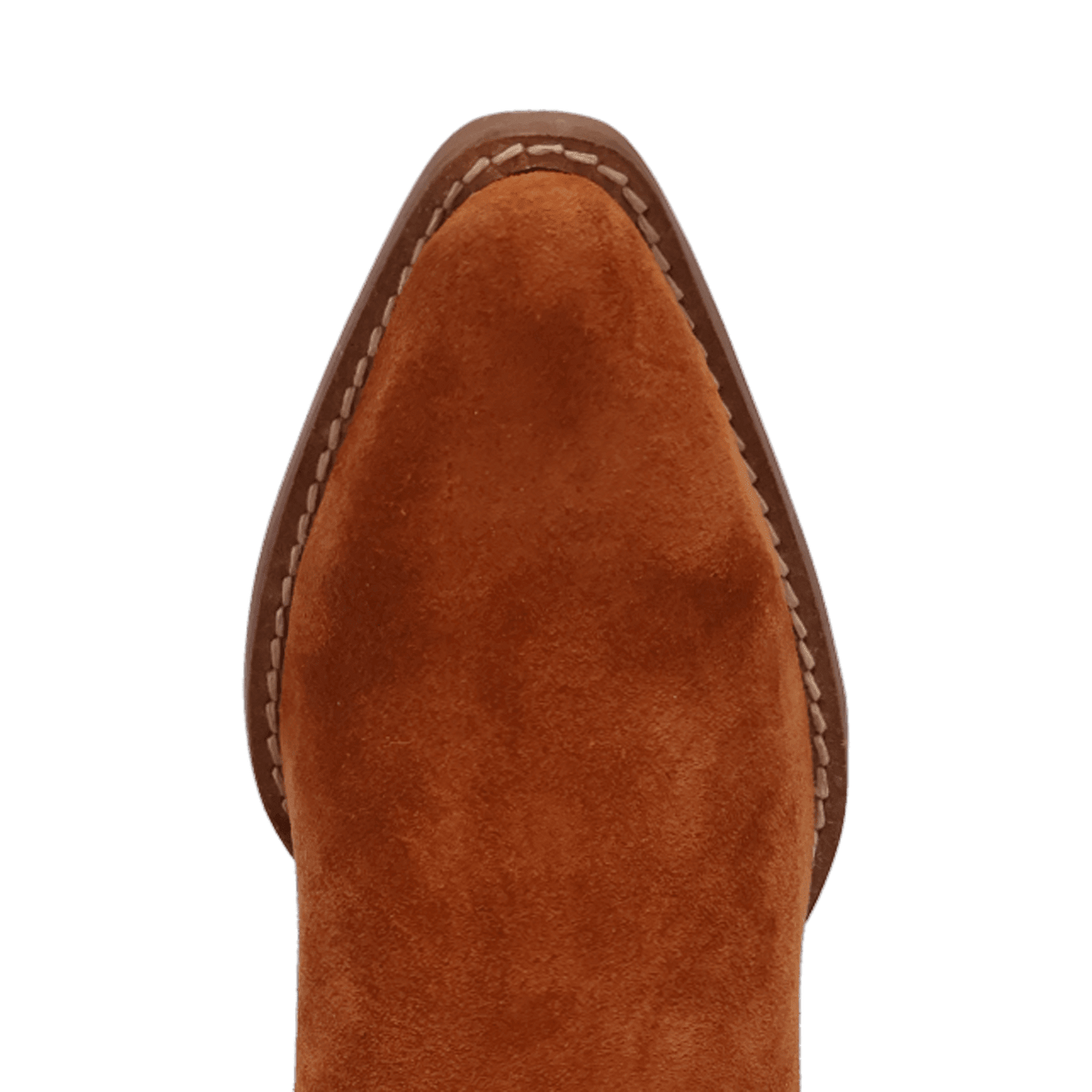 PRODUCT SHOT TAPADERO SUEDE BOOTIE AT TOE ANGLE