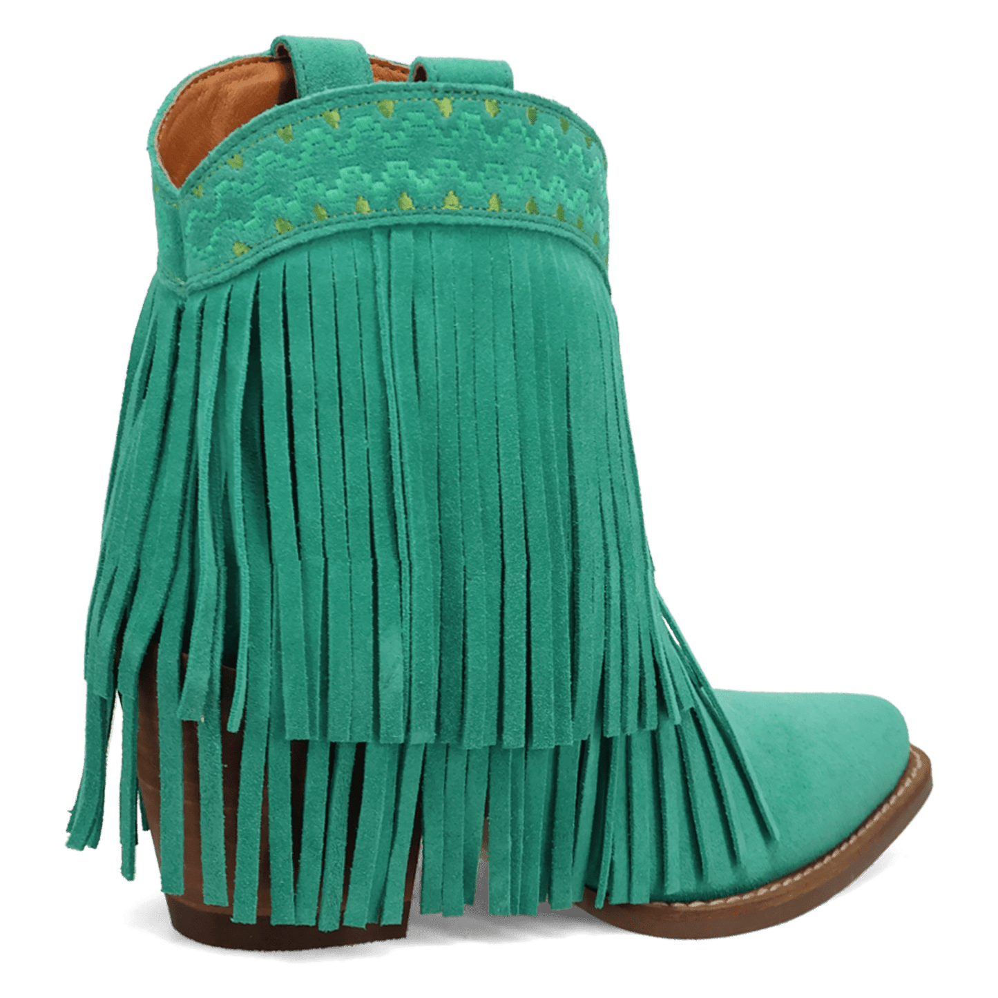 PRODUCT SHOT TAPADERO SUEDE BOOTIE AT 315 DEGREE ANGLE