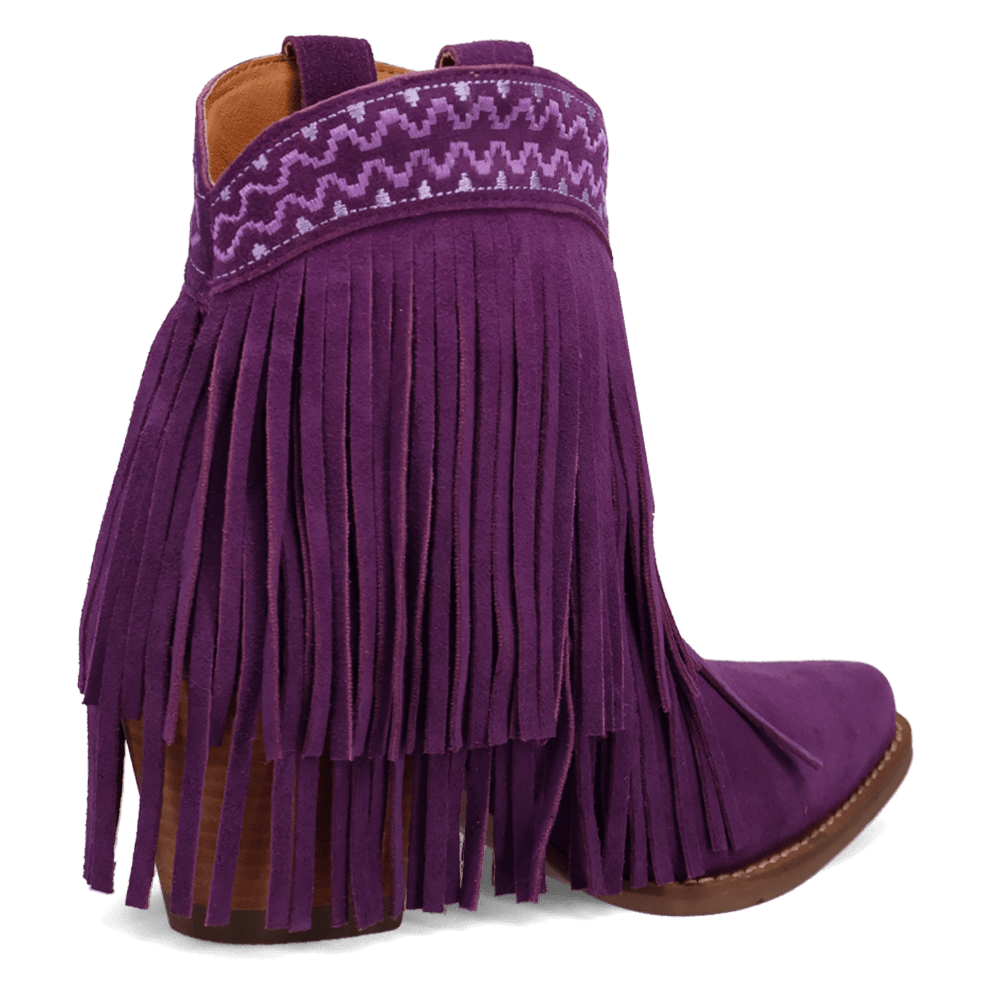 PRODUCT SHOT TAPADERO SUEDE BOOTIE AT 315 DEGREE ANGLE