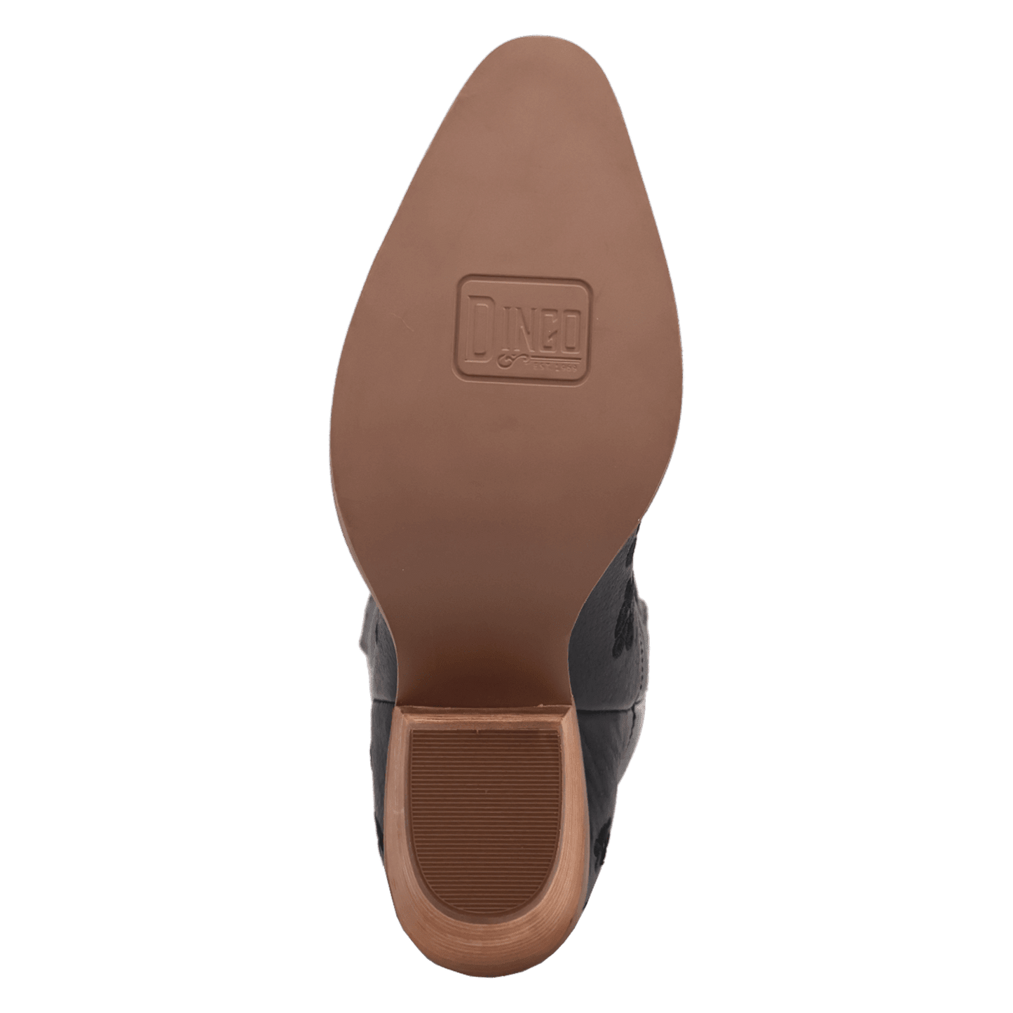PRODUCT SHOT LOVE BUG LEATHER BOOT AT OUTSOLE ANGLE
