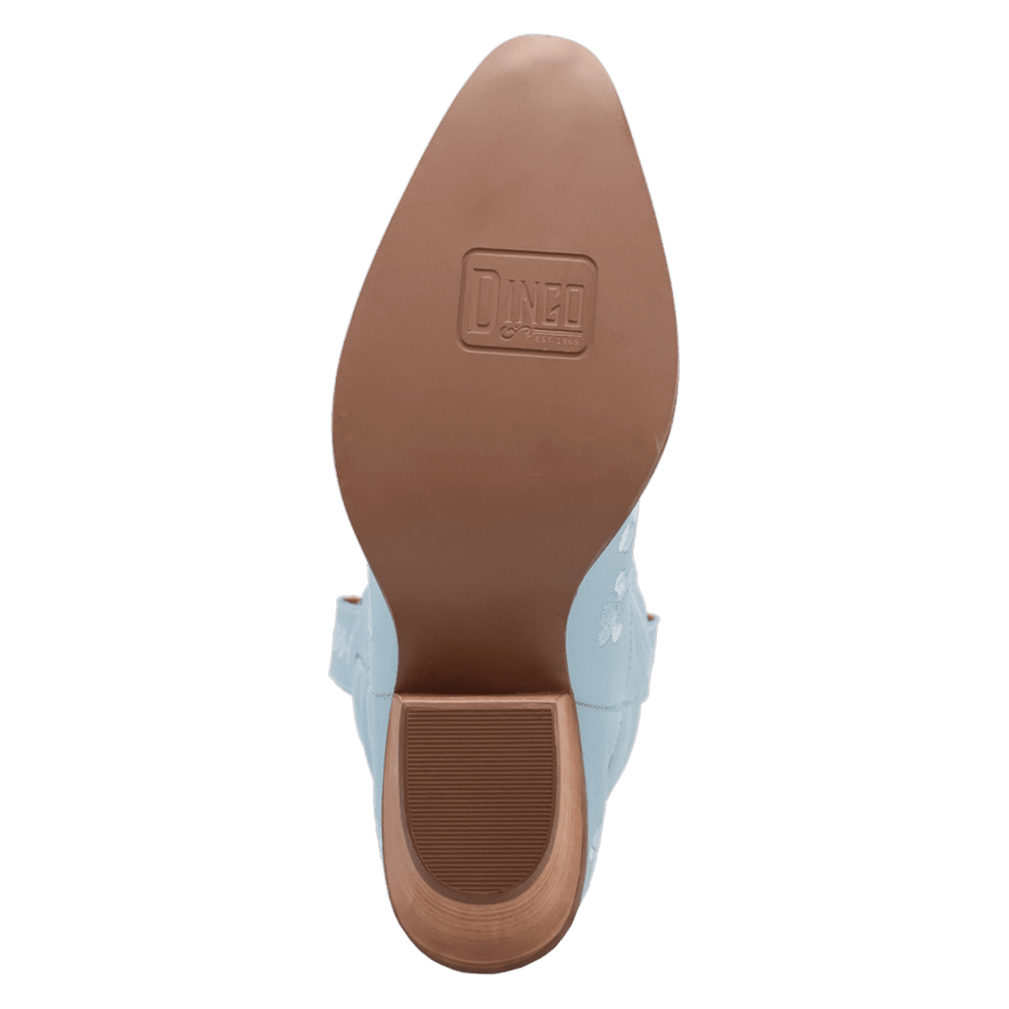 PRODUCT SHOT LOVE BUG LEATHER BOOT AT OUTSOLE ANGLE