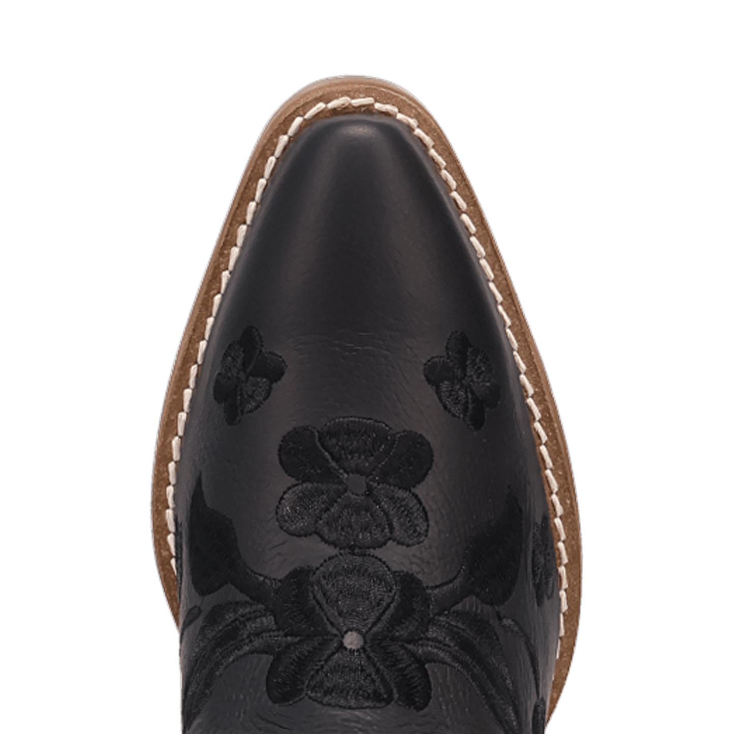 PRODUCT SHOT SWEETHEART LEATHER BOOTIE AT TOE ANGLE