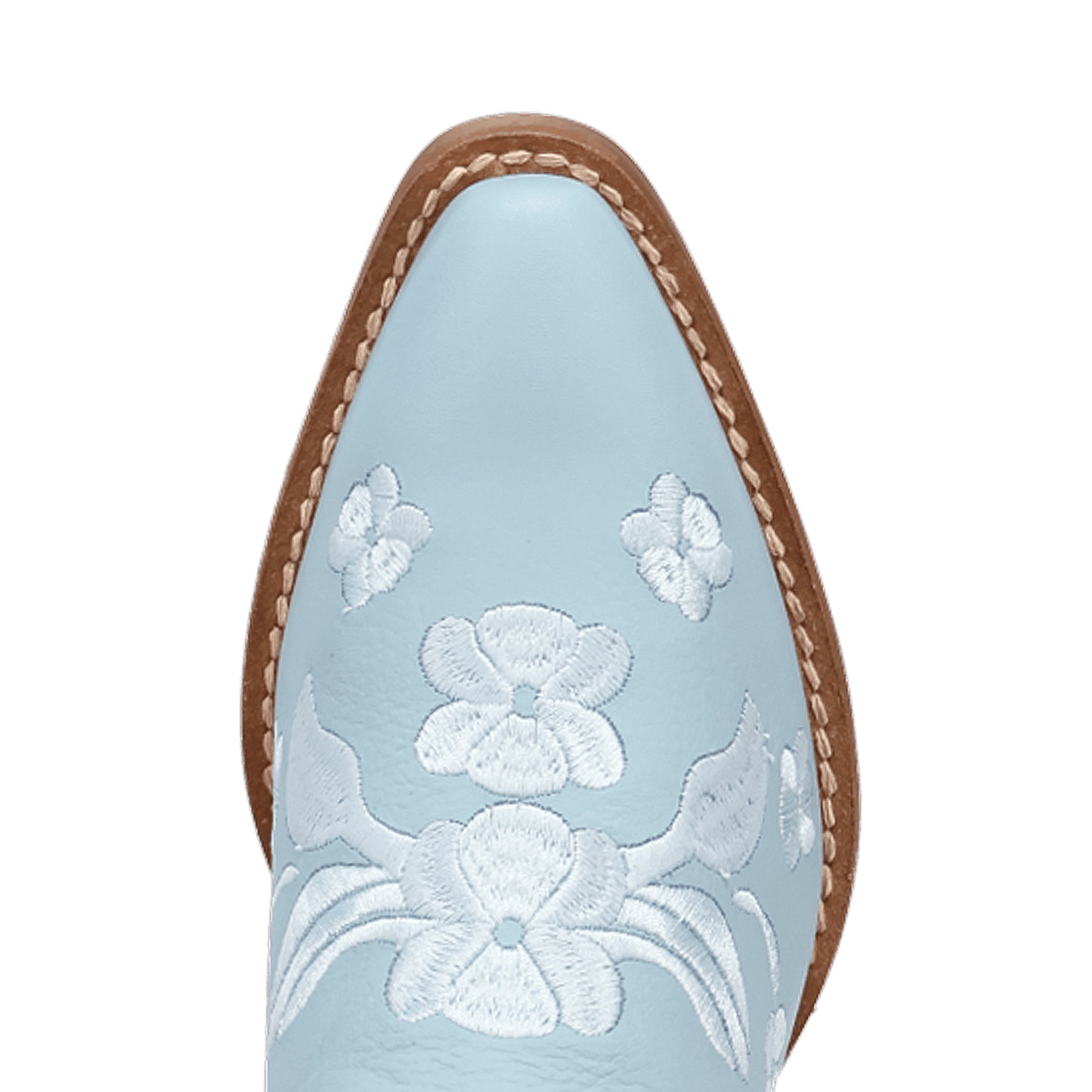 PRODUCT SHOT SWEETHEART LEATHER BOOTIE AT TOE ANGLE