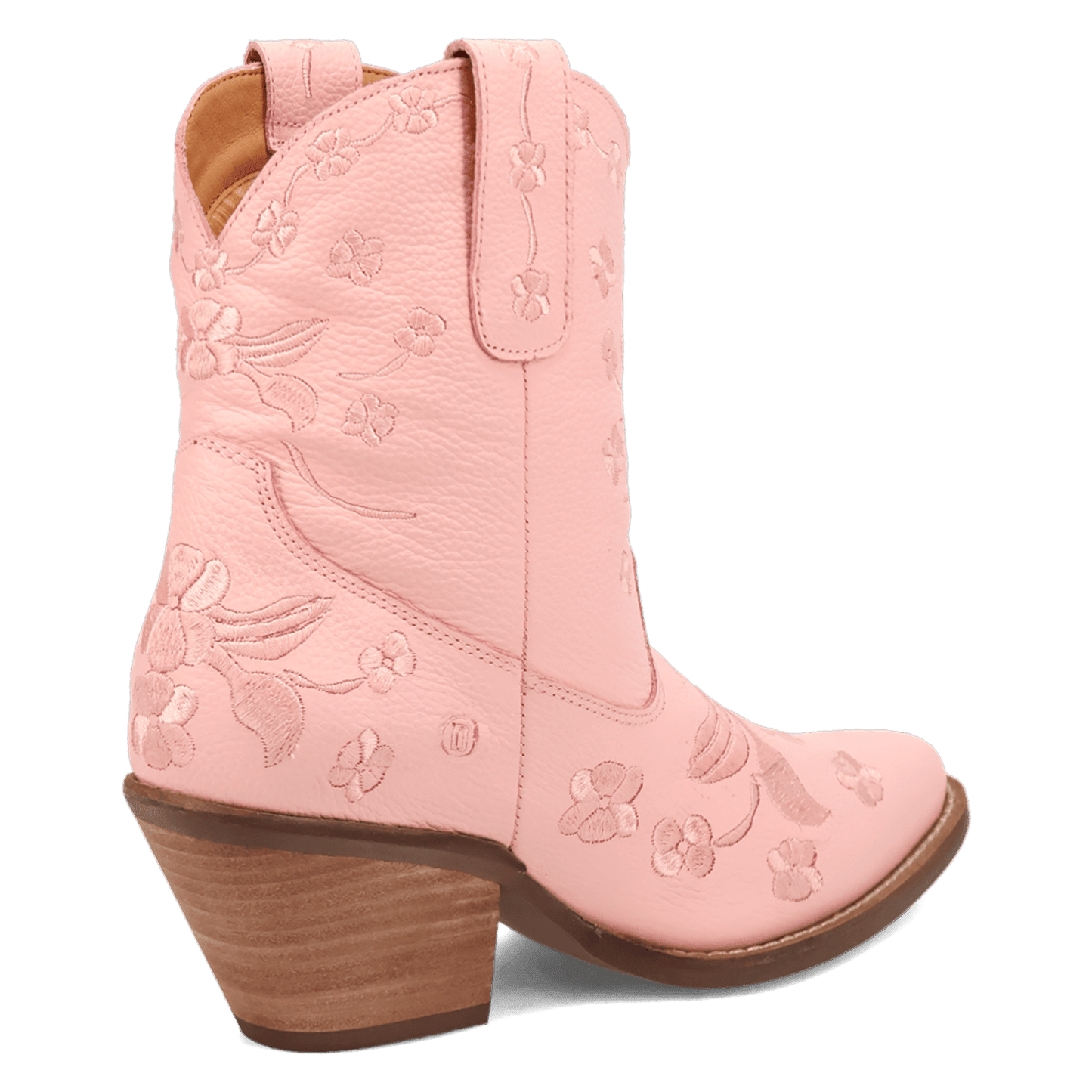 PRODUCT SHOT SWEETHEART LEATHER BOOTIE AT 315 DEGREE ANGLE