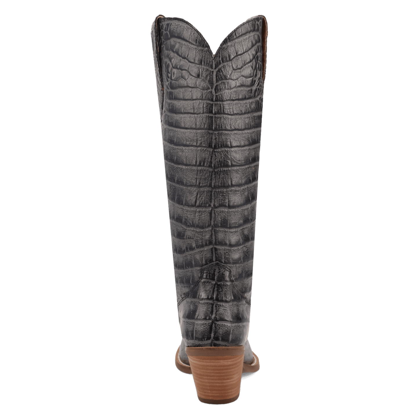 PRODUCT SHOT OZZIE LEATHER BOOT AT 180 DEGREE BACK ANGLE