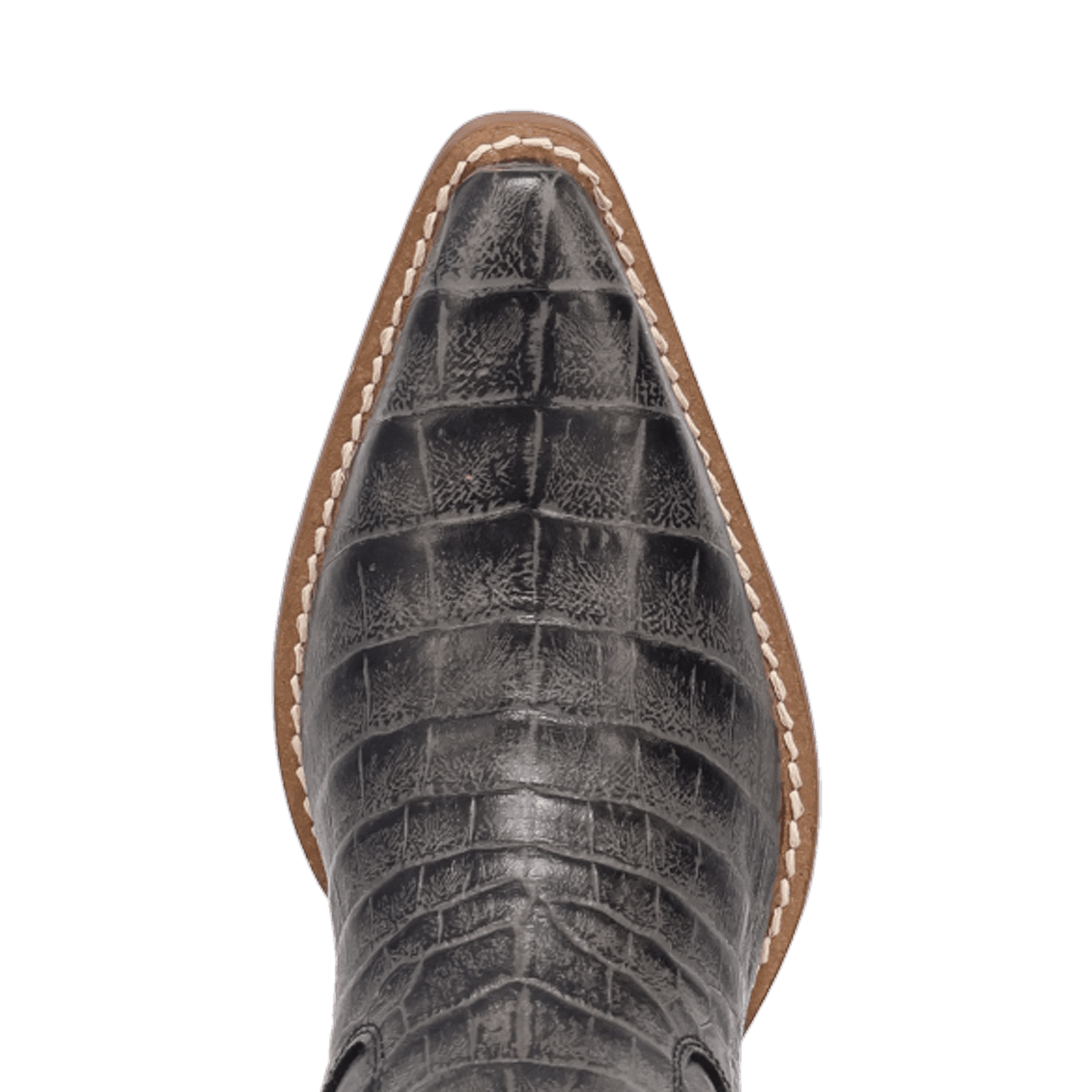 PRODUCT SHOT OZZIE LEATHER BOOT AT TOE ANGLE