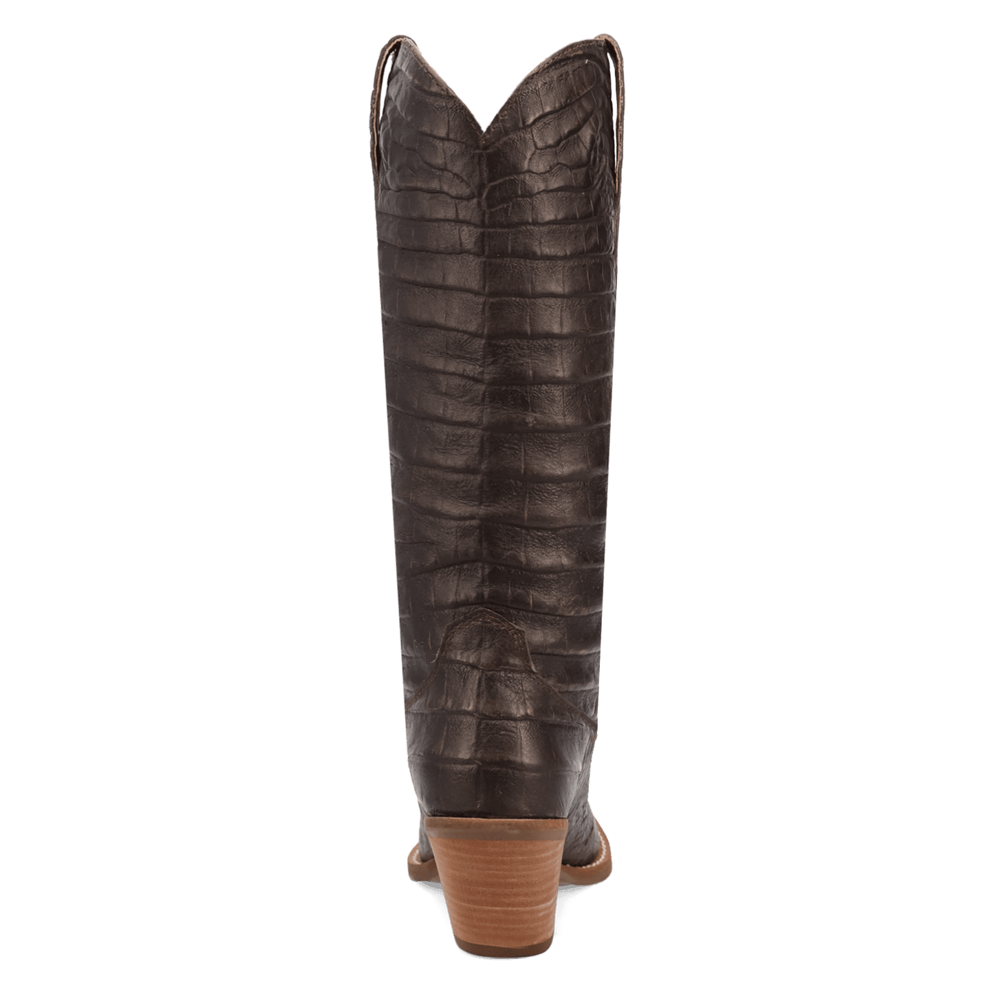 PRODUCT SHOT OZZIE LEATHER BOOT AT 180 DEGREE BACK ANGLE