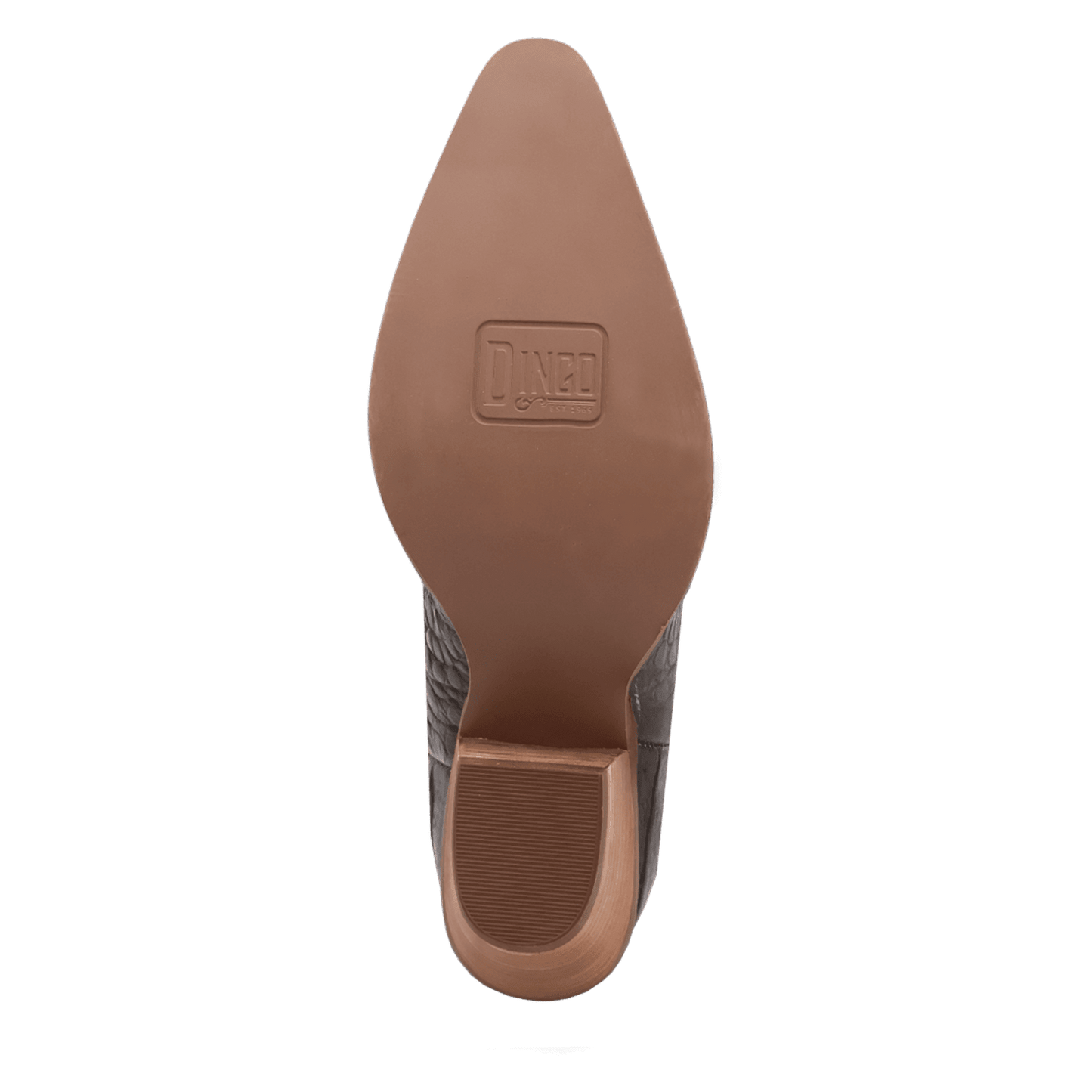 PRODUCT SHOT OZZIE LEATHER BOOT AT OUTSOLE ANGLE