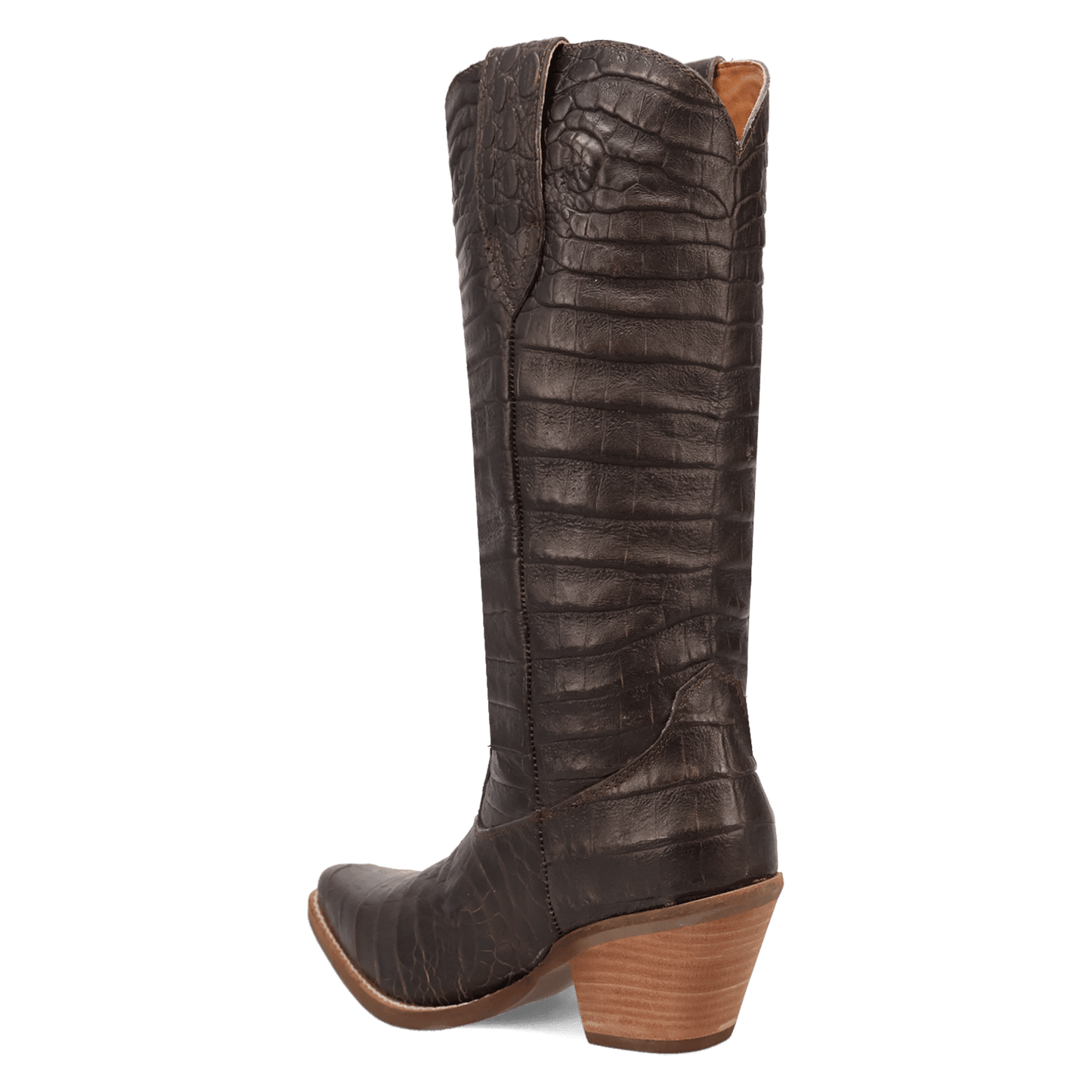 PRODUCT SHOT OZZIE LEATHER BOOT AT 270 DEGREE ANGLE