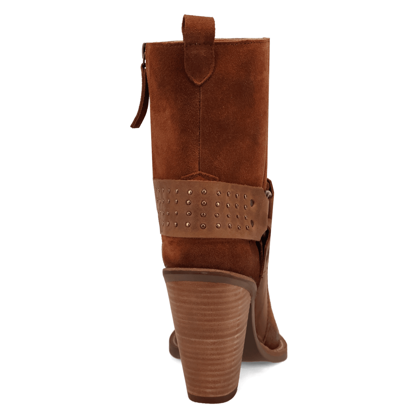 PRODUCT SHOT SONGBIRD SUEDE BOOT AT 180 DEGREE BACK ANGLE