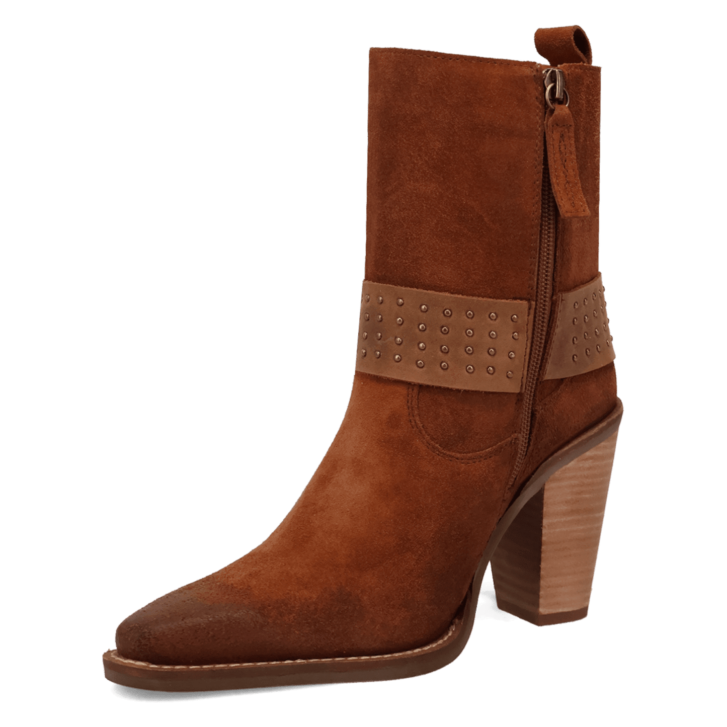 PRODUCT SHOT SONGBIRD SUEDE BOOT AT 225 DEGREE ANGLE