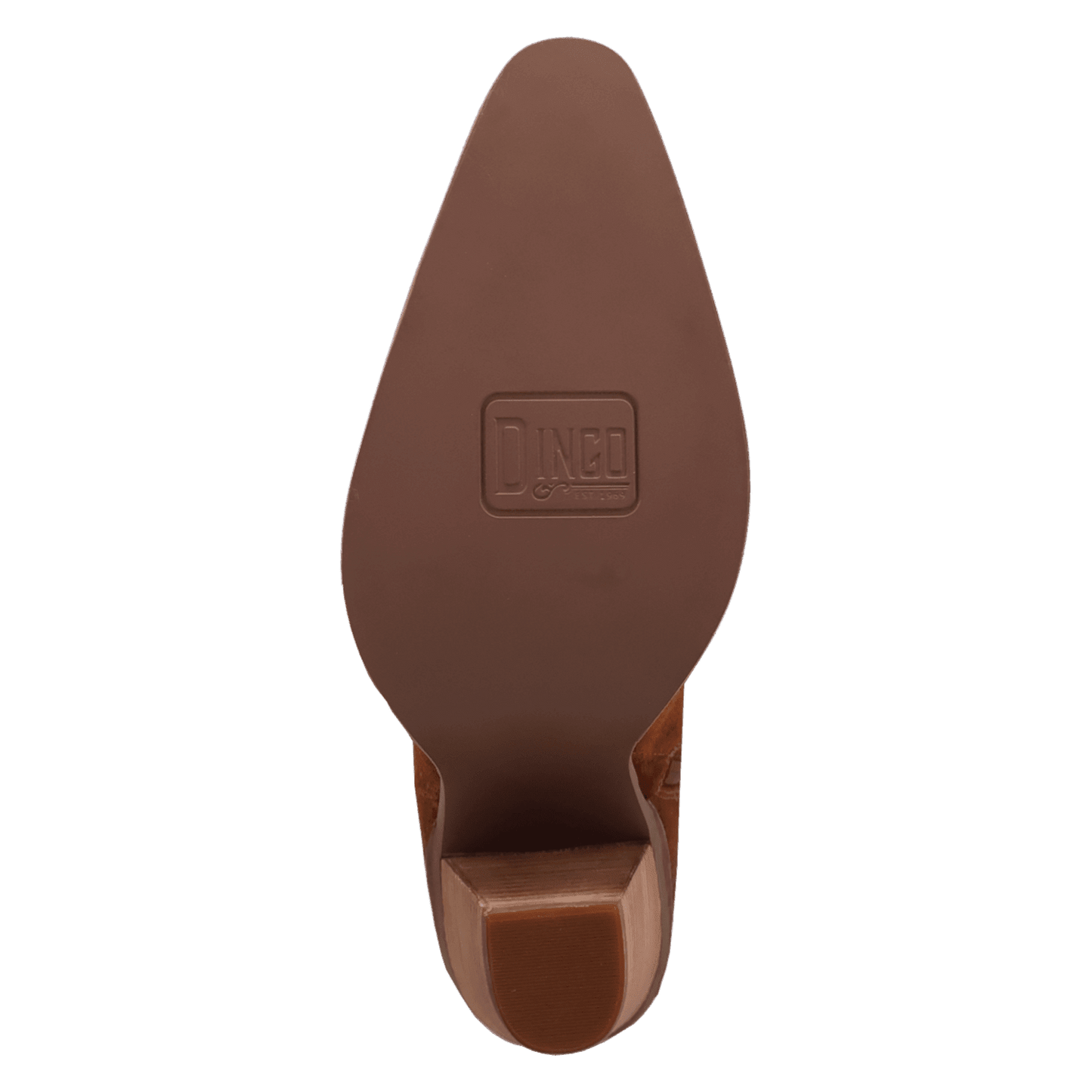PRODUCT SHOT PRIMADONNA SUEDE BOOT AT OUTSOLE ANGLE