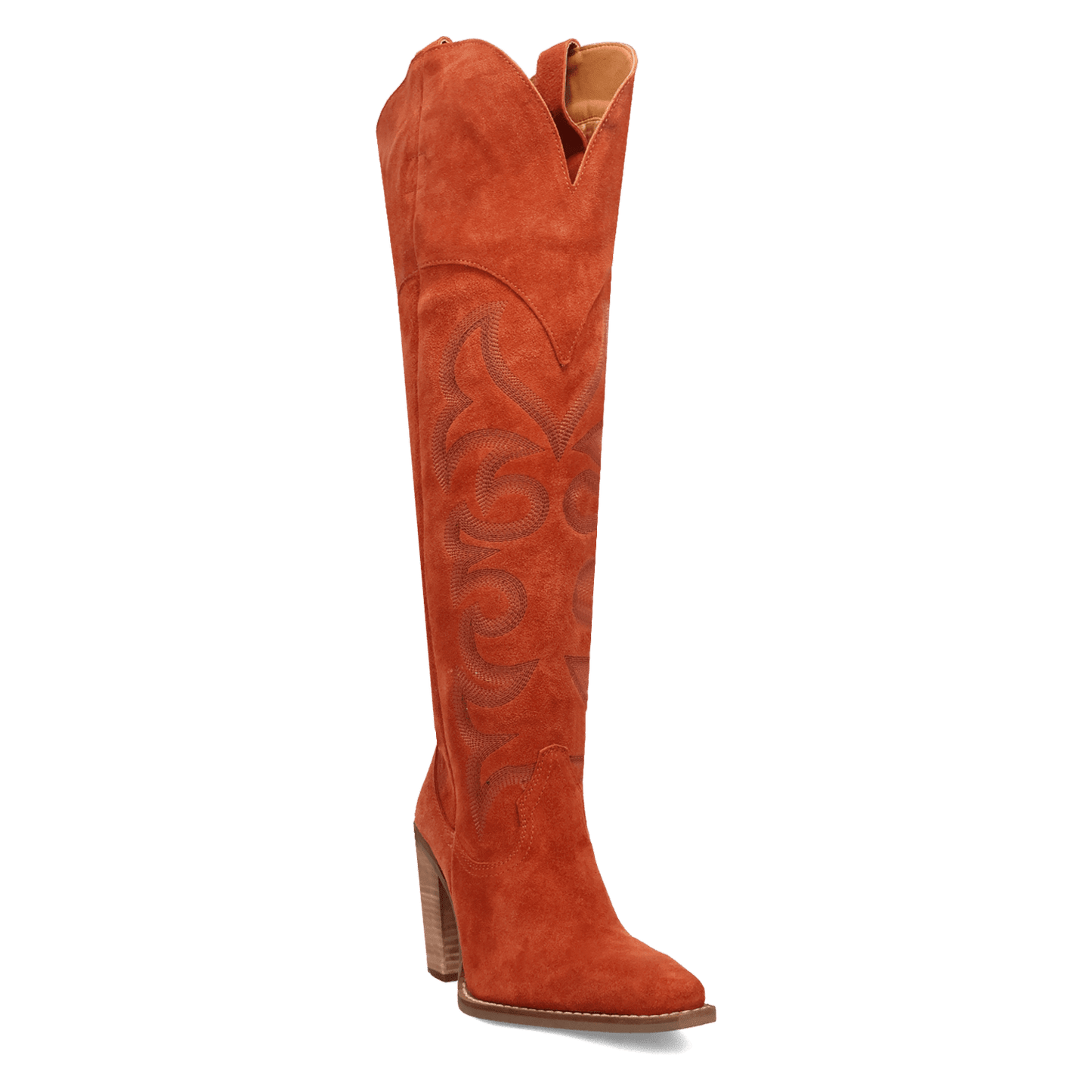 PRODUCT SHOT PRIMADONNA SUEDE BOOT AT 45 DEGREE ANGLE
