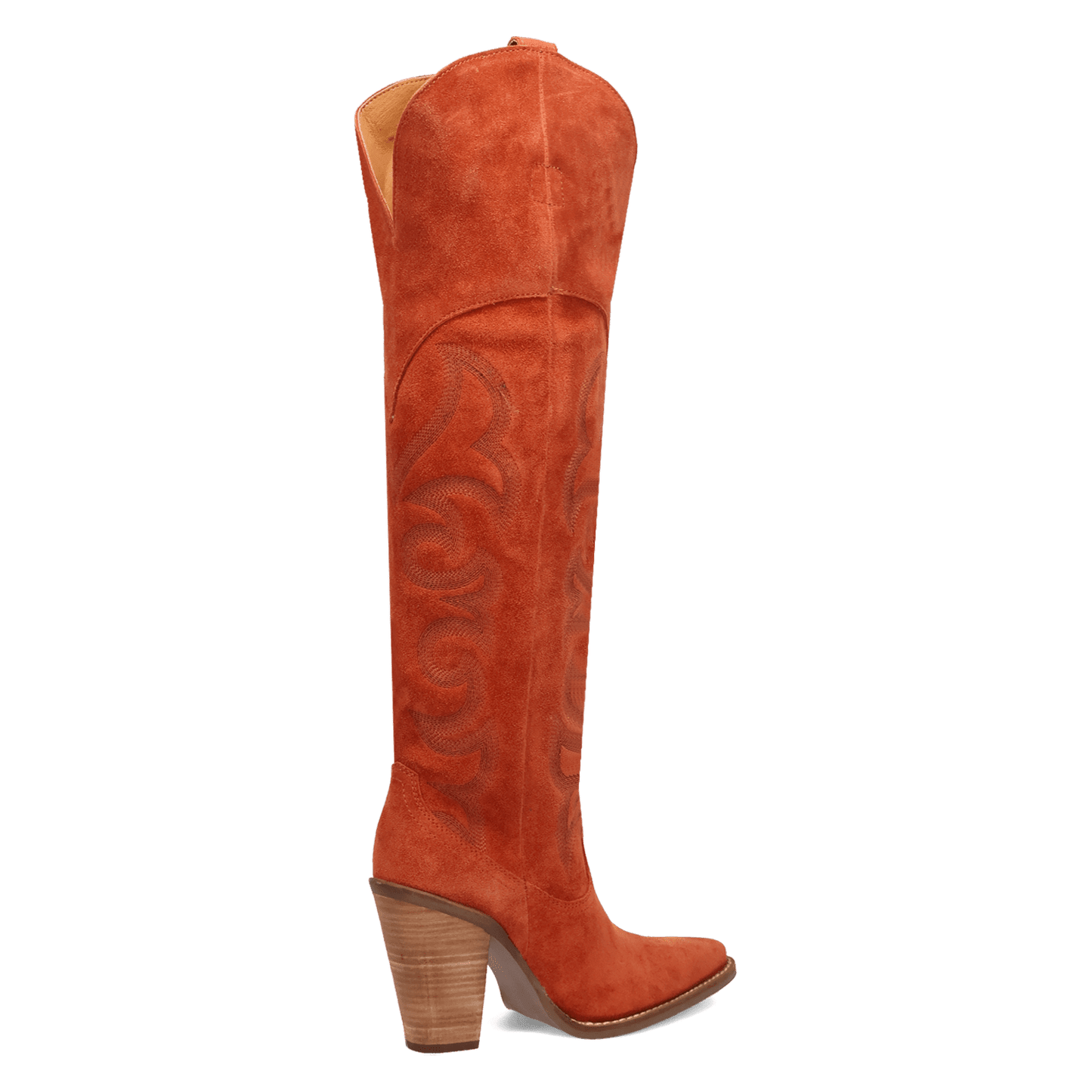 PRODUCT SHOT PRIMADONNA SUEDE BOOT AT 315 DEGREE ANGLE