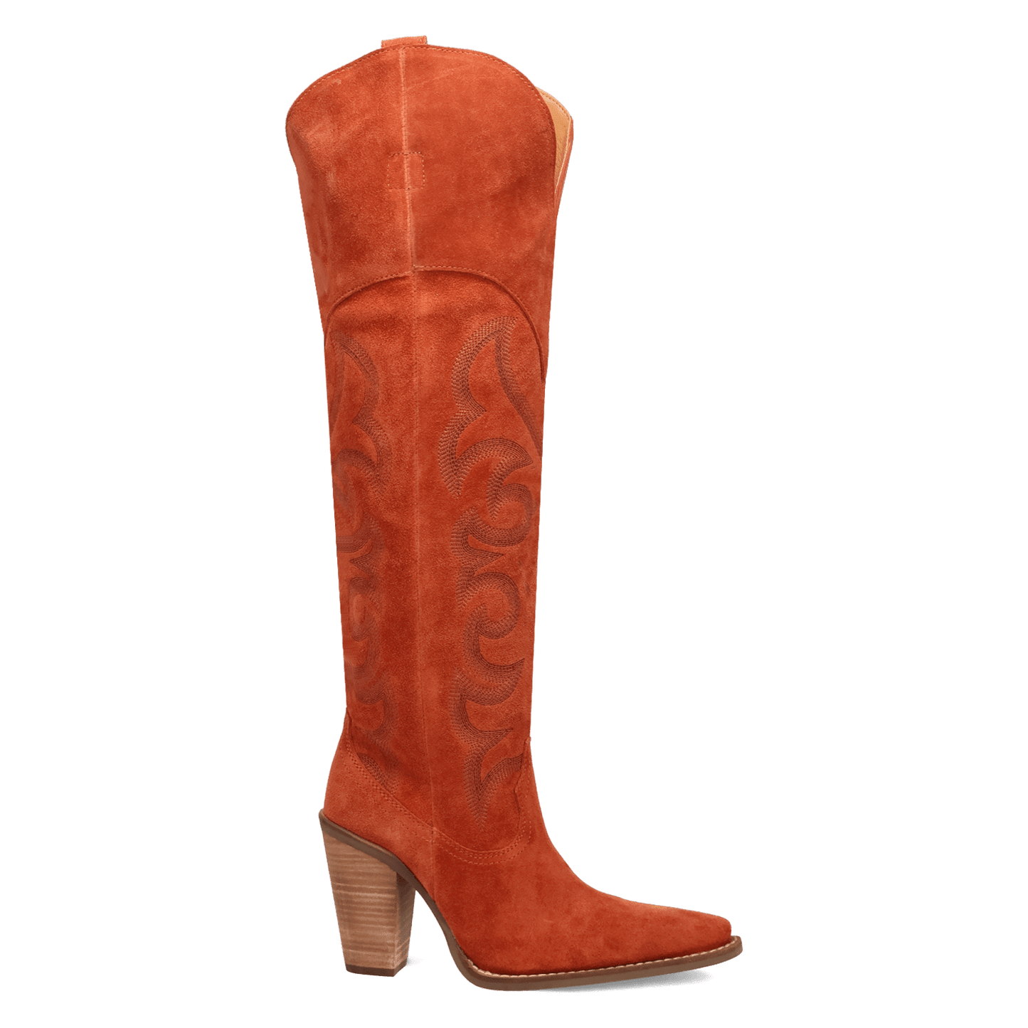 PRODUCT SHOT PRIMADONNA SUEDE BOOT AT 90 DEGREE INSIDE ANGLE