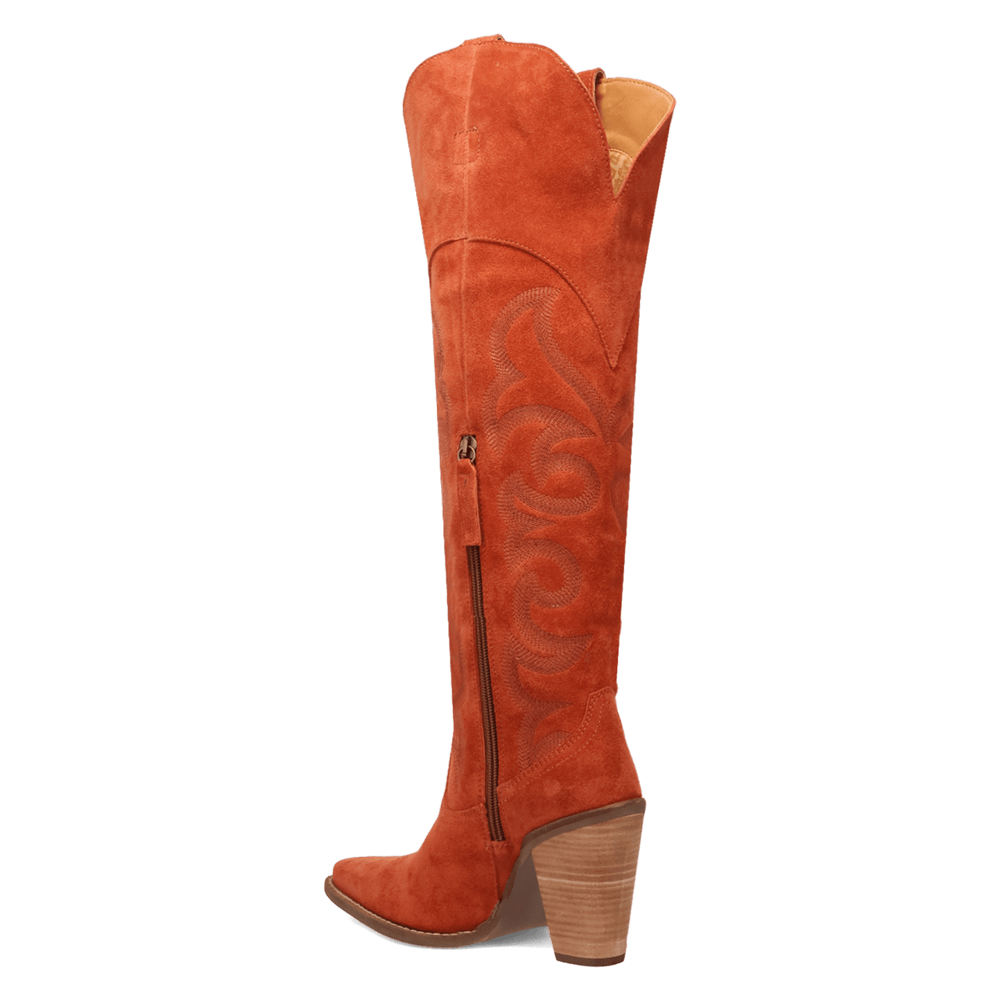 PRODUCT SHOT PRIMADONNA SUEDE BOOT AT 270 DEGREE ANGLE