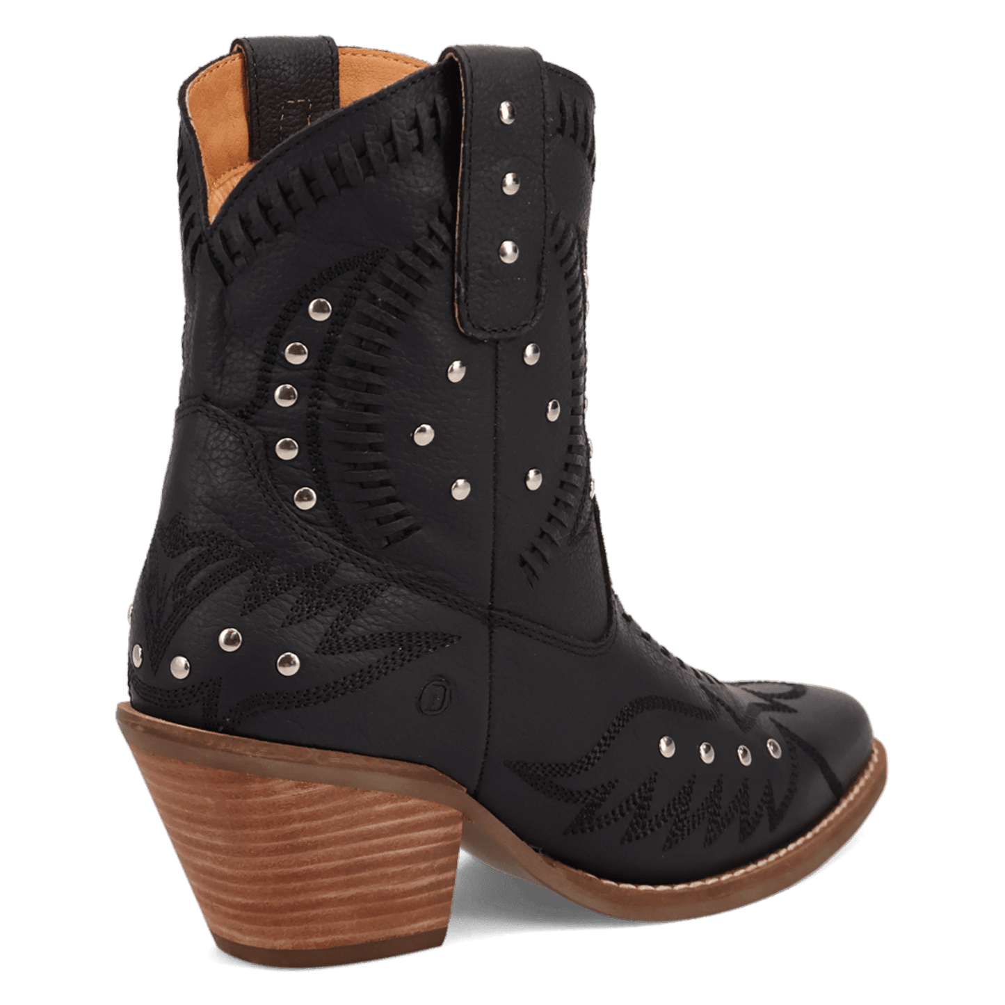 PRODUCT SHOT PRECIOUS LEATHER BOOTIE AT 315 DEGREE ANGLE