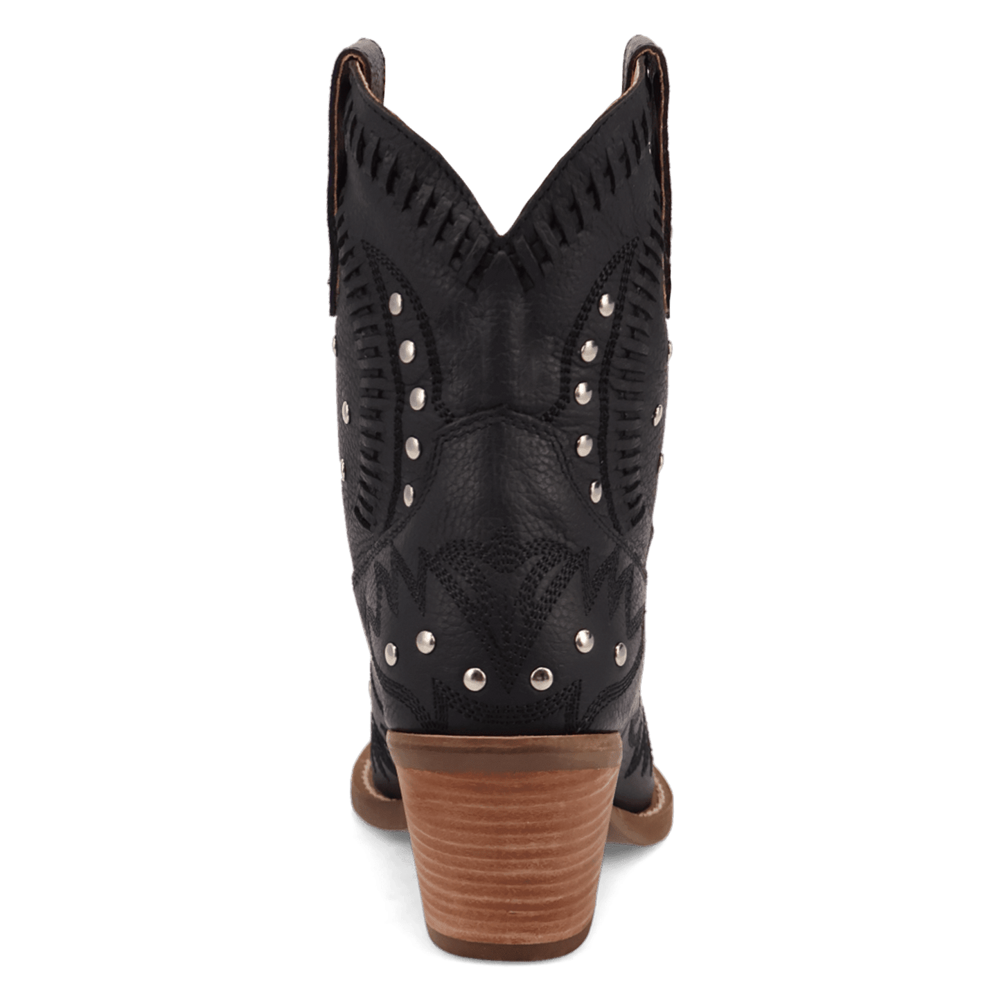 PRODUCT SHOT PRECIOUS LEATHER BOOTIE AT 180 DEGREE BACK ANGLE