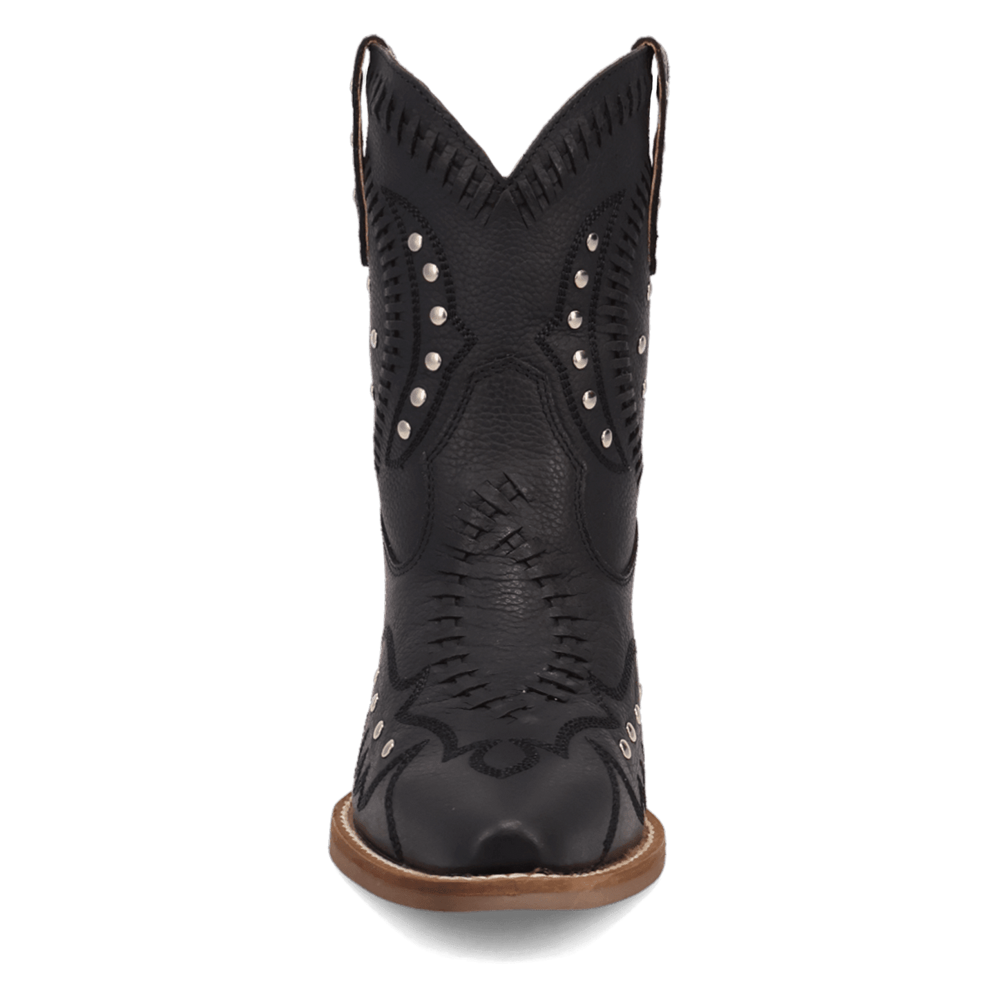 PRODUCT SHOT PRECIOUS LEATHER BOOTIE AT FRONT ANGLE