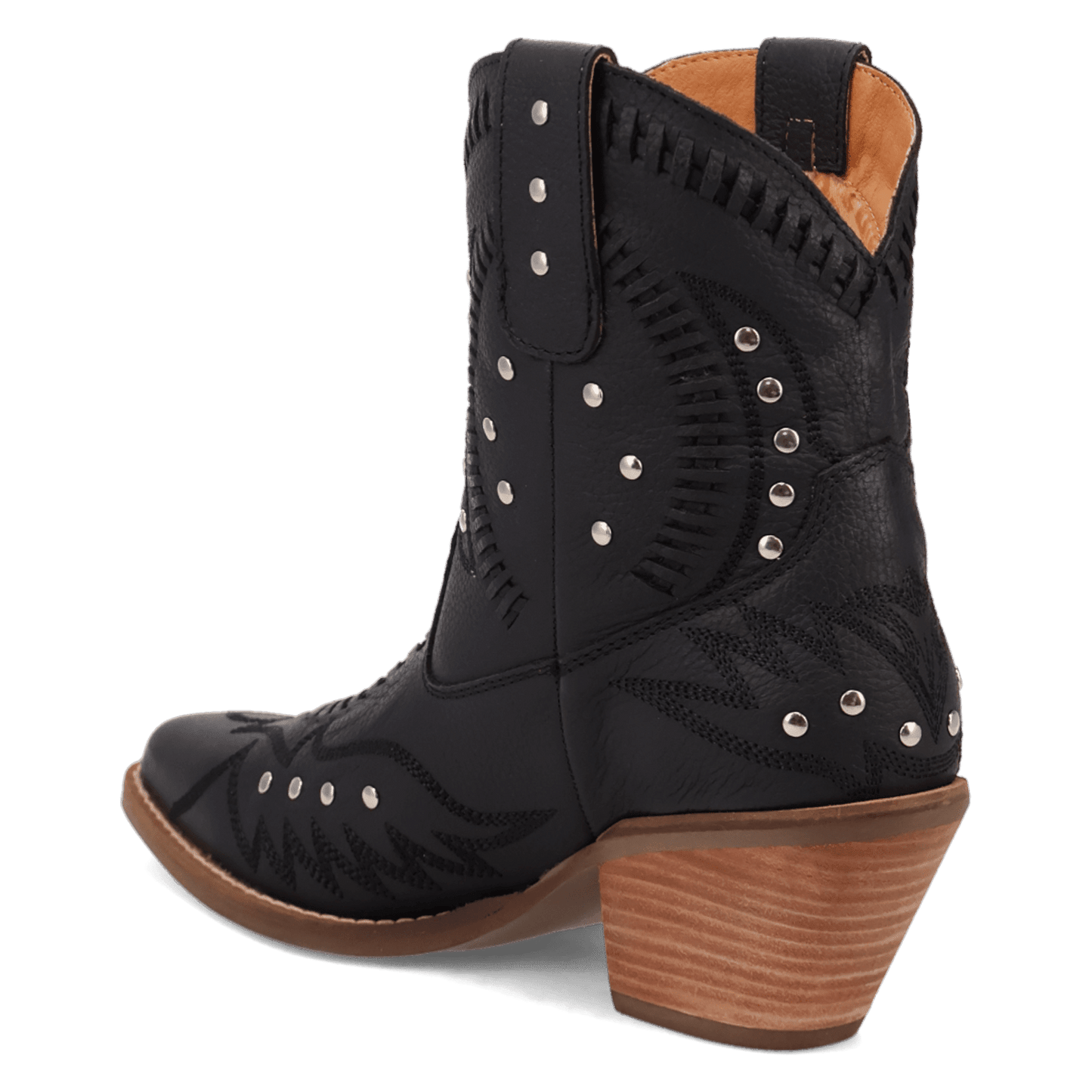 PRODUCT SHOT PRECIOUS LEATHER BOOTIE AT 270 DEGREE ANGLE