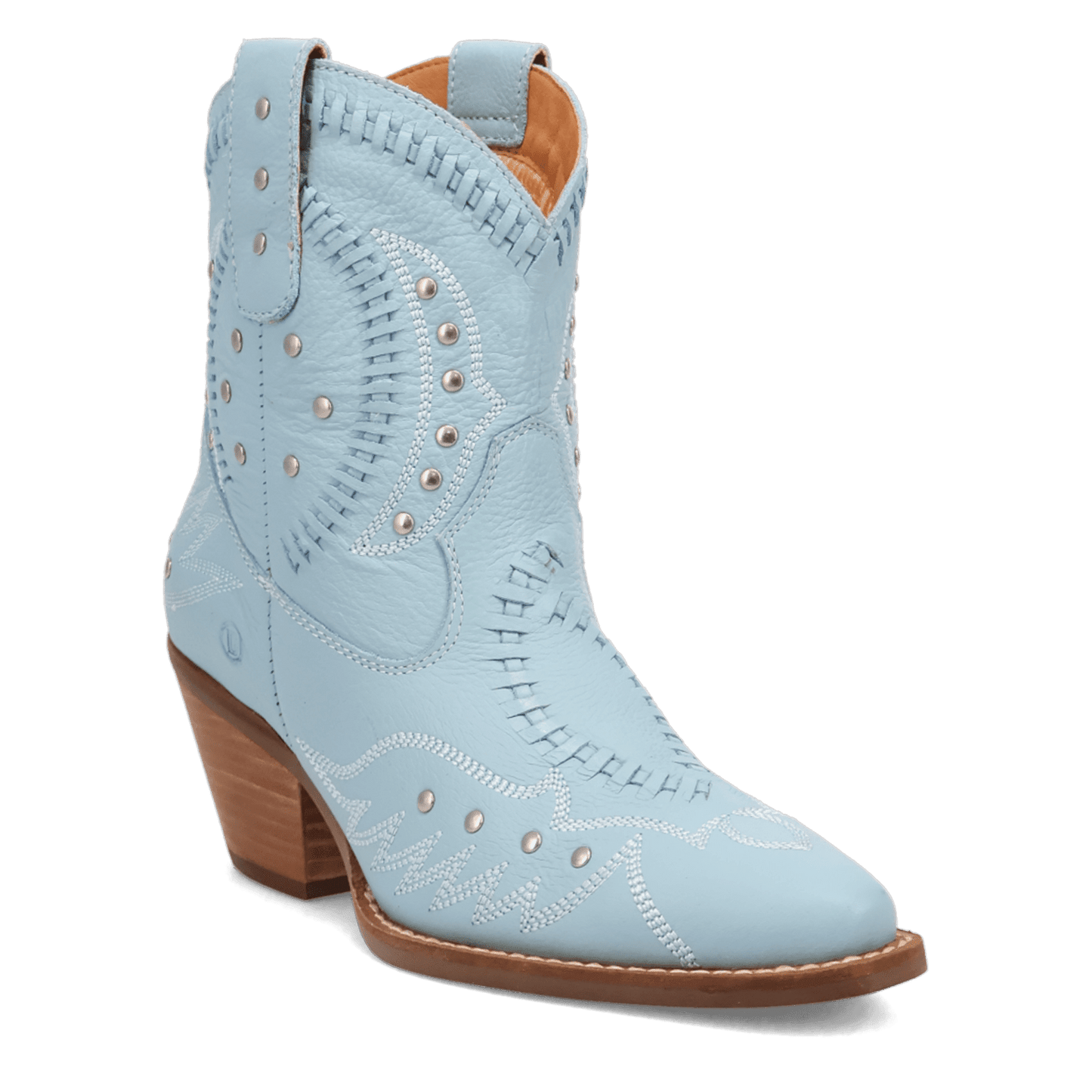 PRODUCT SHOT PRECIOUS LEATHER BOOTIE AT 45 DEGREE ANGLE