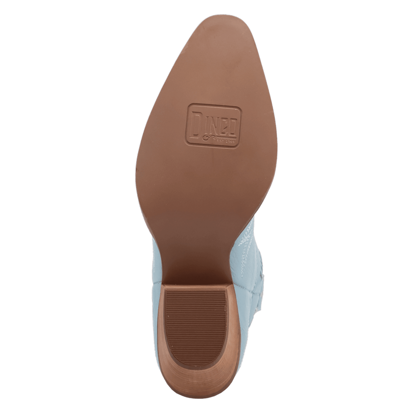 PRODUCT SHOT PRECIOUS LEATHER BOOTIE AT OUTSOLE ANGLE
