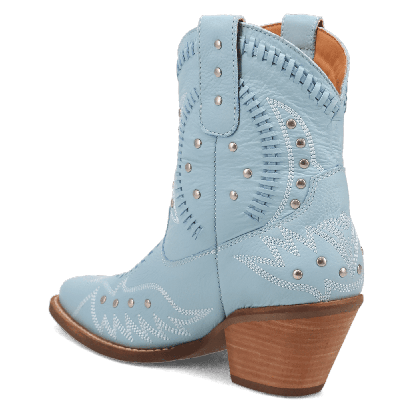 PRODUCT SHOT PRECIOUS LEATHER BOOTIE AT 270 DEGREE ANGLE