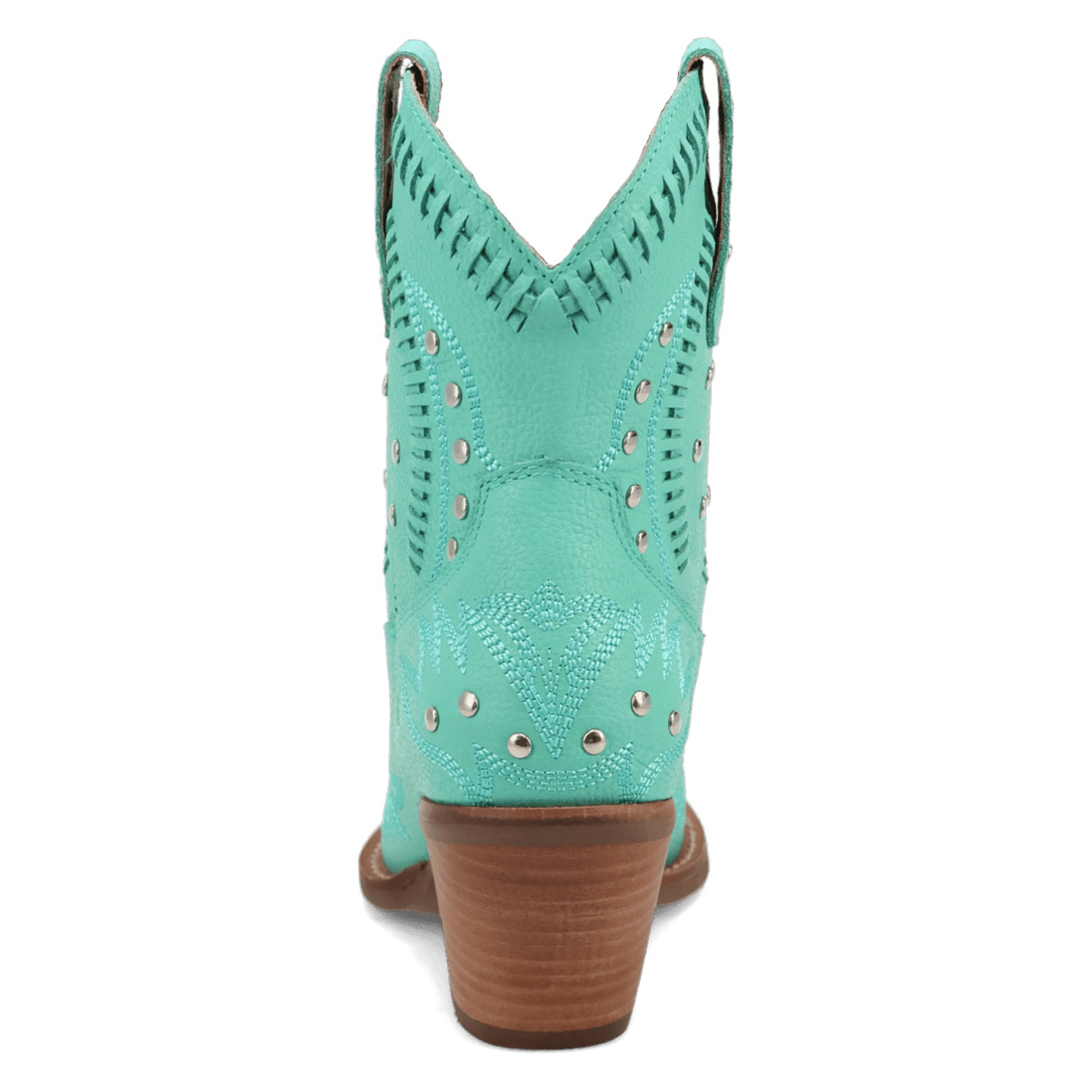 PRODUCT SHOT PRECIOUS LEATHER BOOTIE AT 180 DEGREE BACK ANGLE