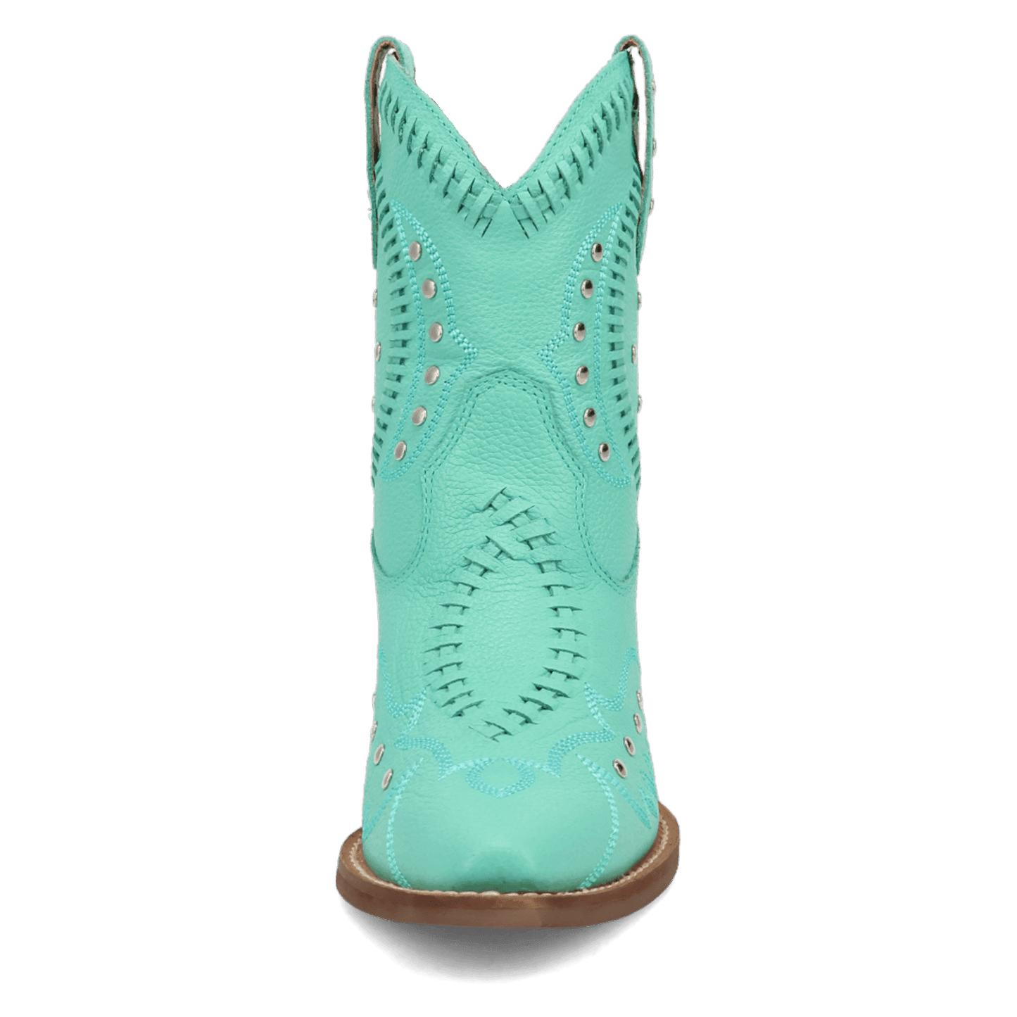PRODUCT SHOT PRECIOUS LEATHER BOOTIE AT FRONT ANGLE