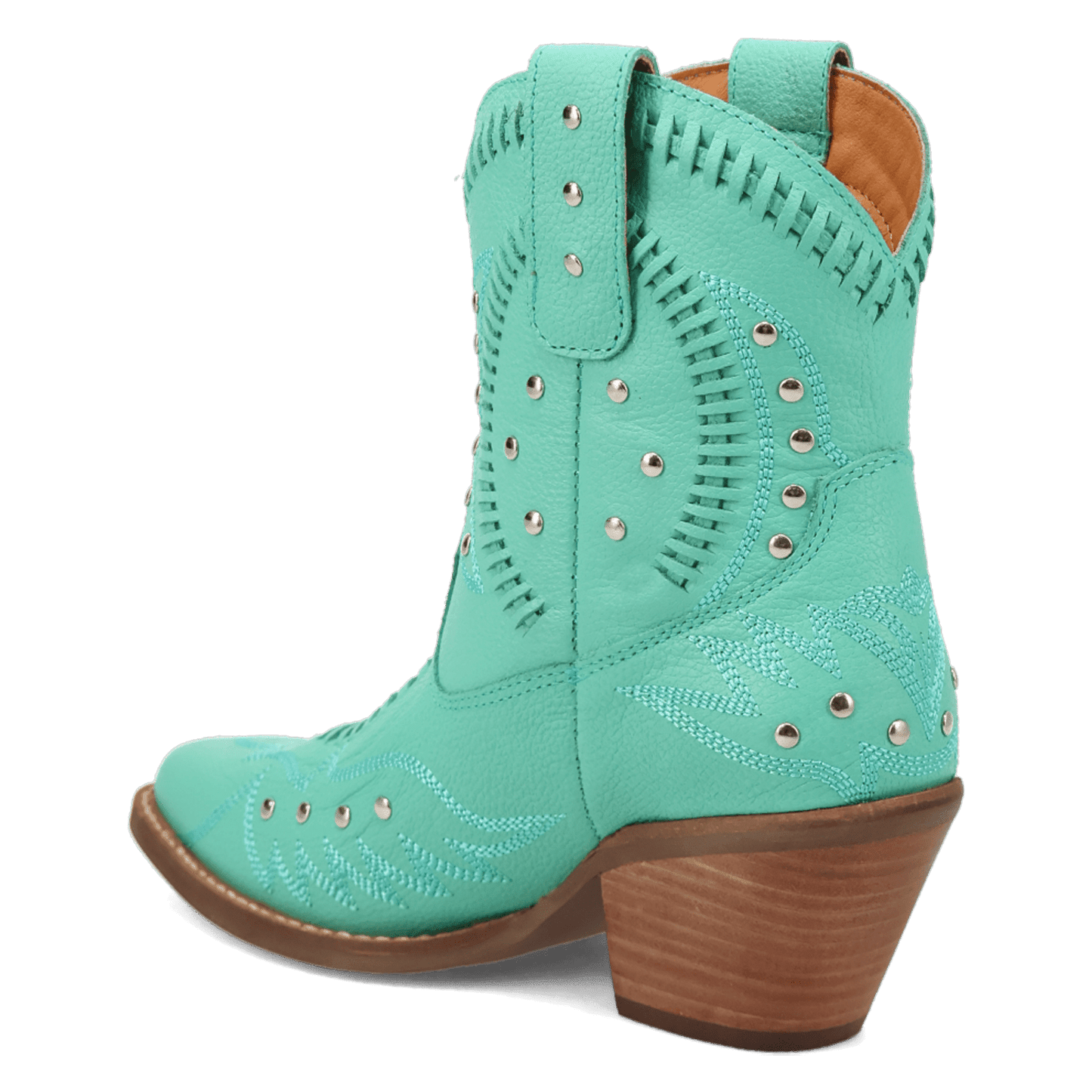 PRODUCT SHOT PRECIOUS LEATHER BOOTIE AT 270 DEGREE ANGLE