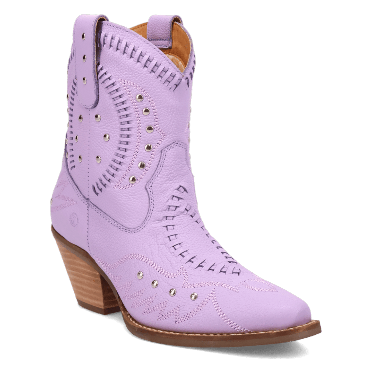 PRODUCT SHOT PRECIOUS LEATHER BOOTIE AT 45 DEGREE ANGLE